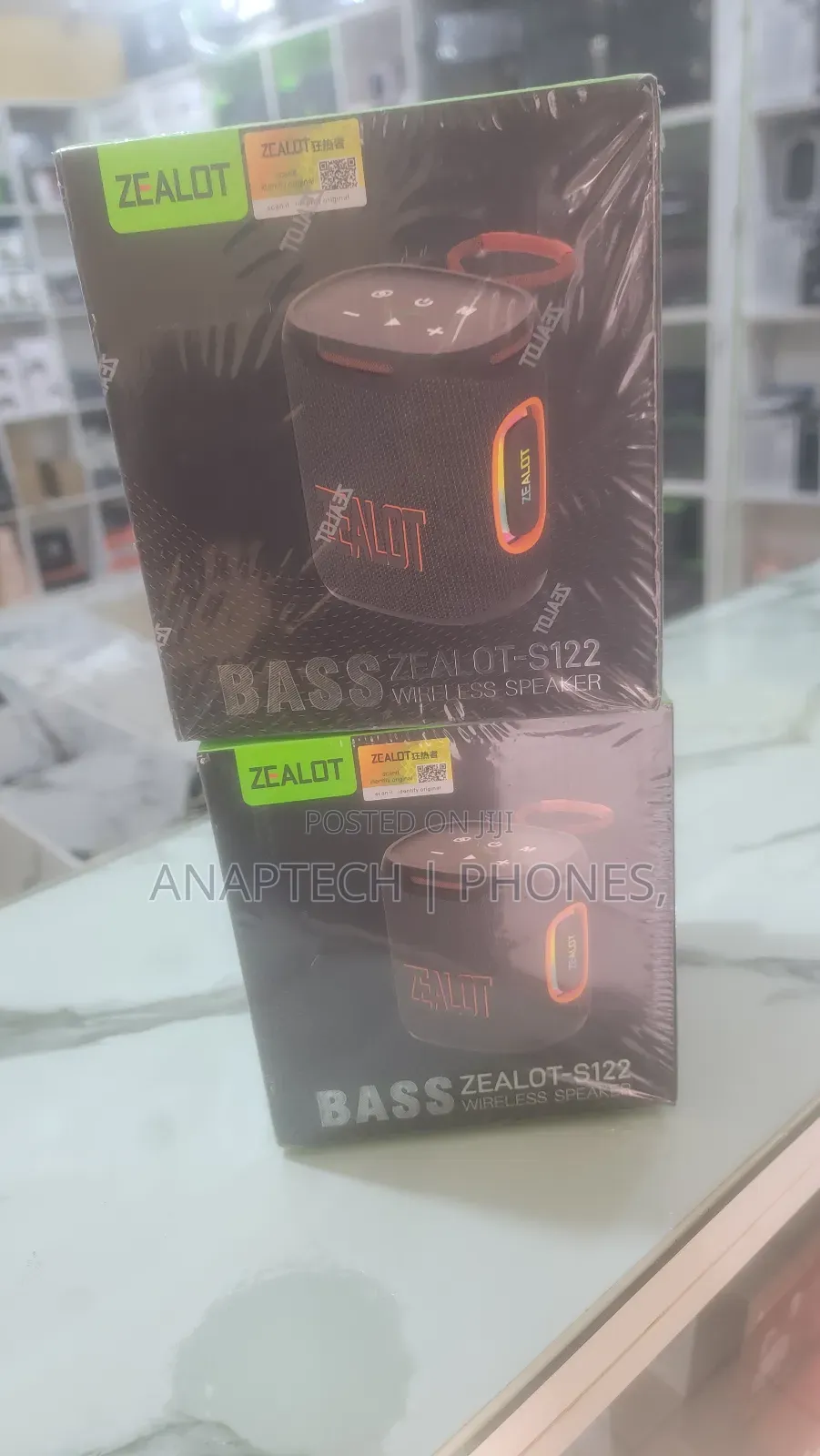 Zealot S122 Stereo Super Bass Wireless Speaker When Both Machines