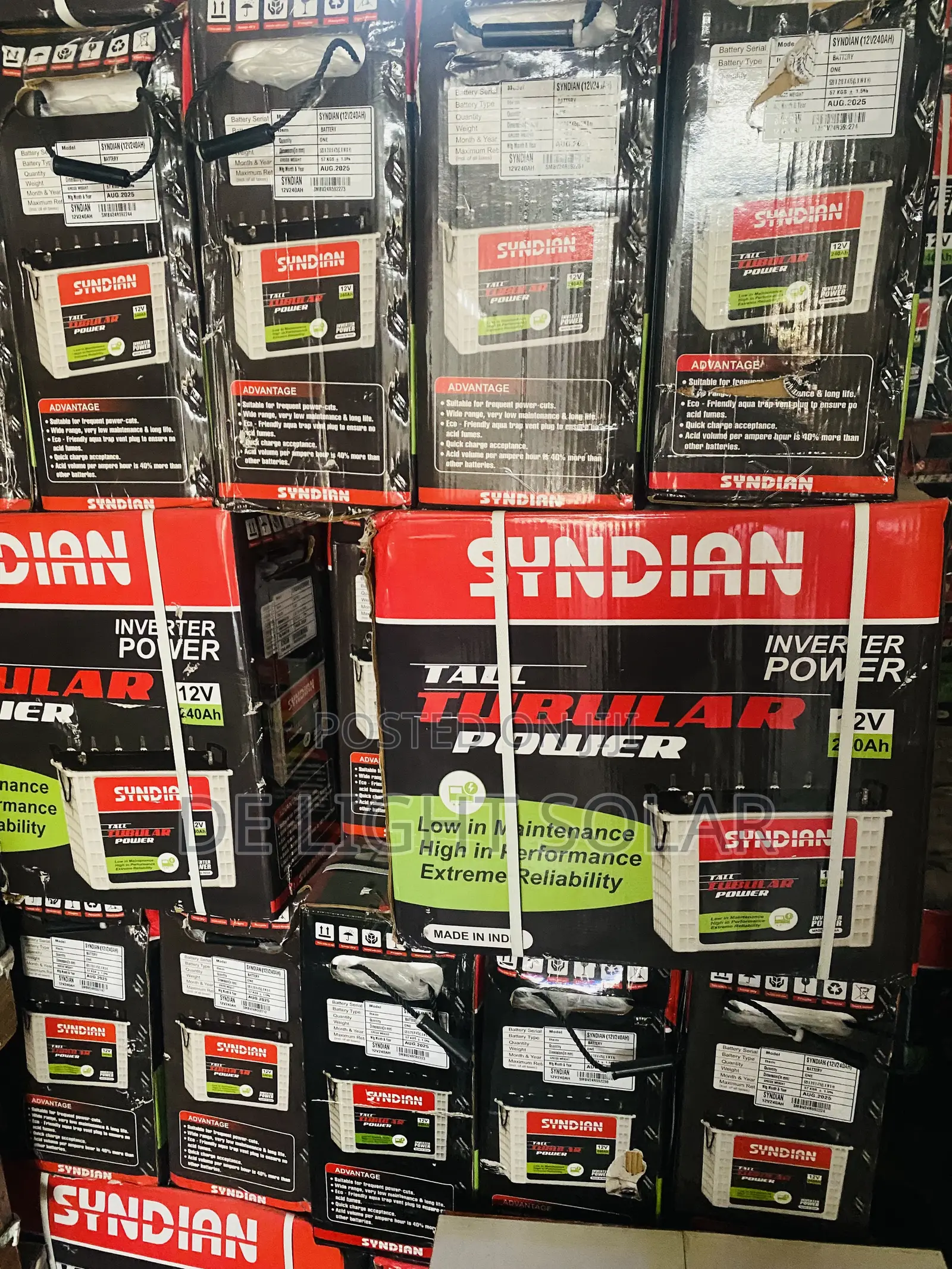 240ah Syndian Tubular Battery