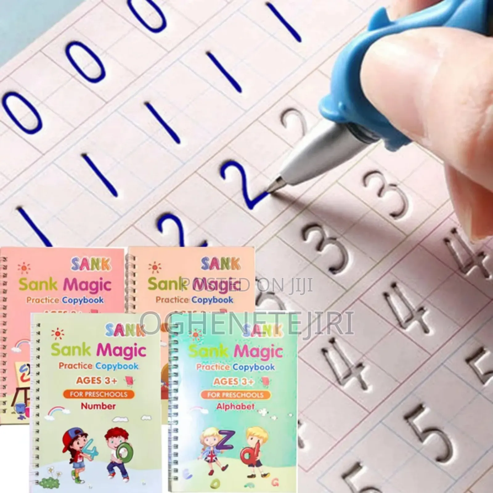 Sank- Magic Copybook With Disappearing Ink – Handwriting for Kids
