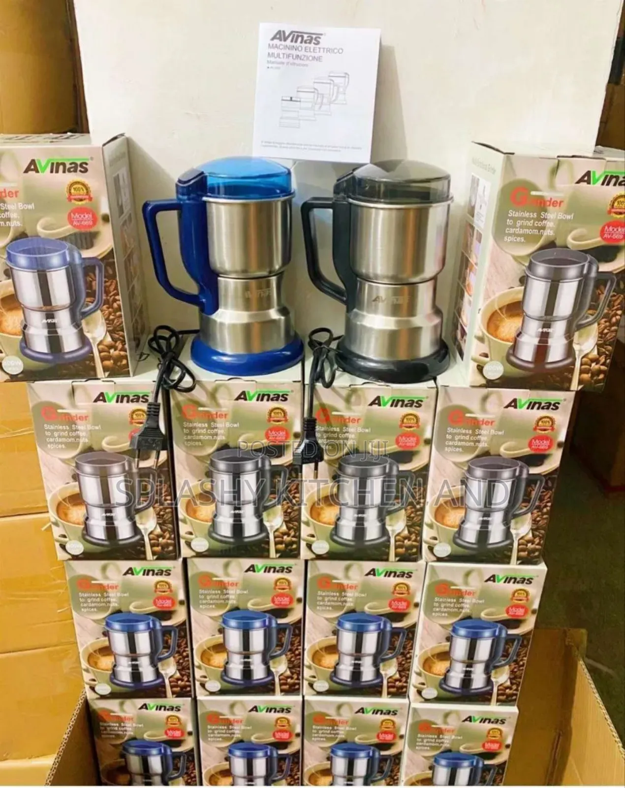 Avinas Multifunctional Electric Dry Grinder- Spices, Coffee, Nut