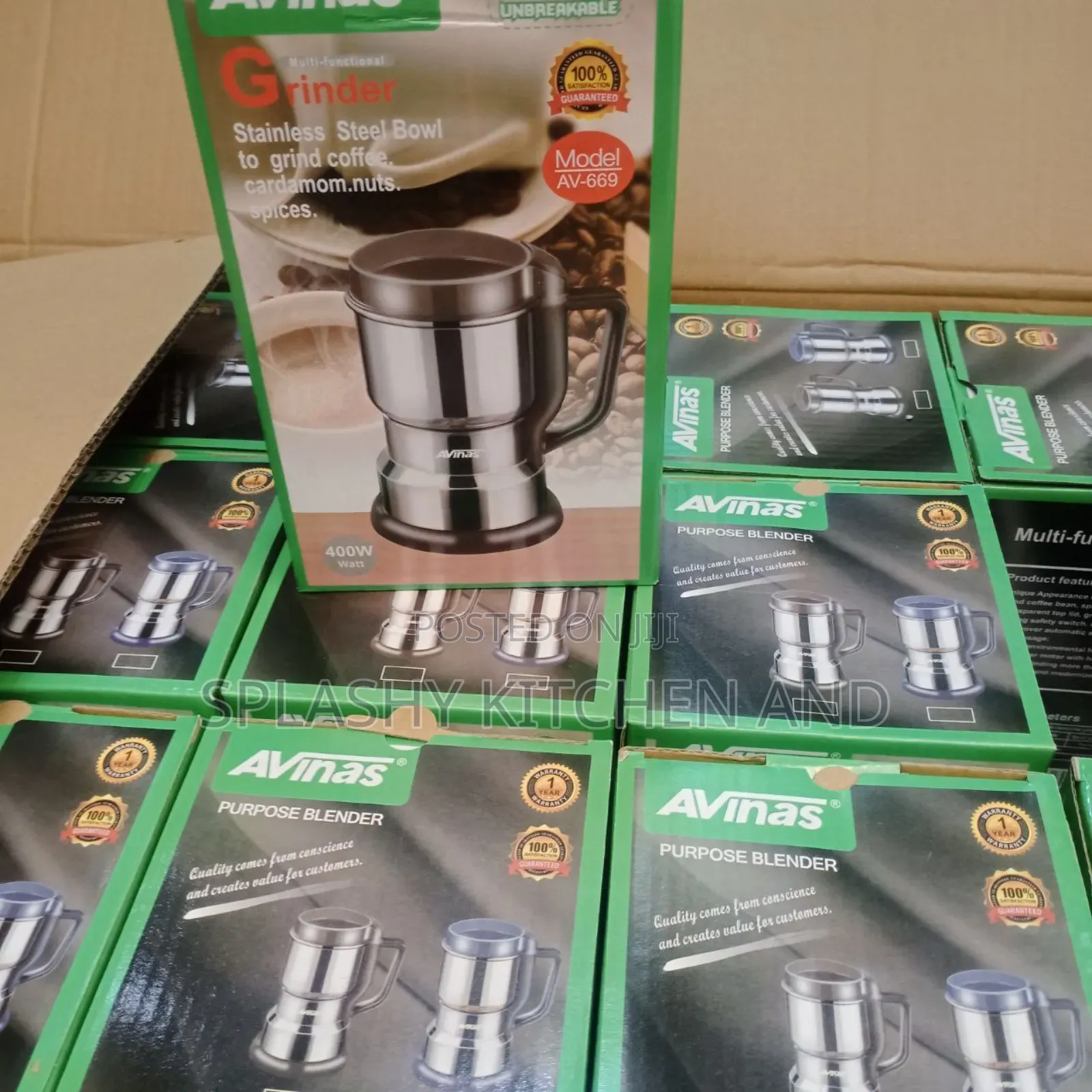 Avinas Multifunctional Electric Dry Grinder- Spices, Coffee, Nut