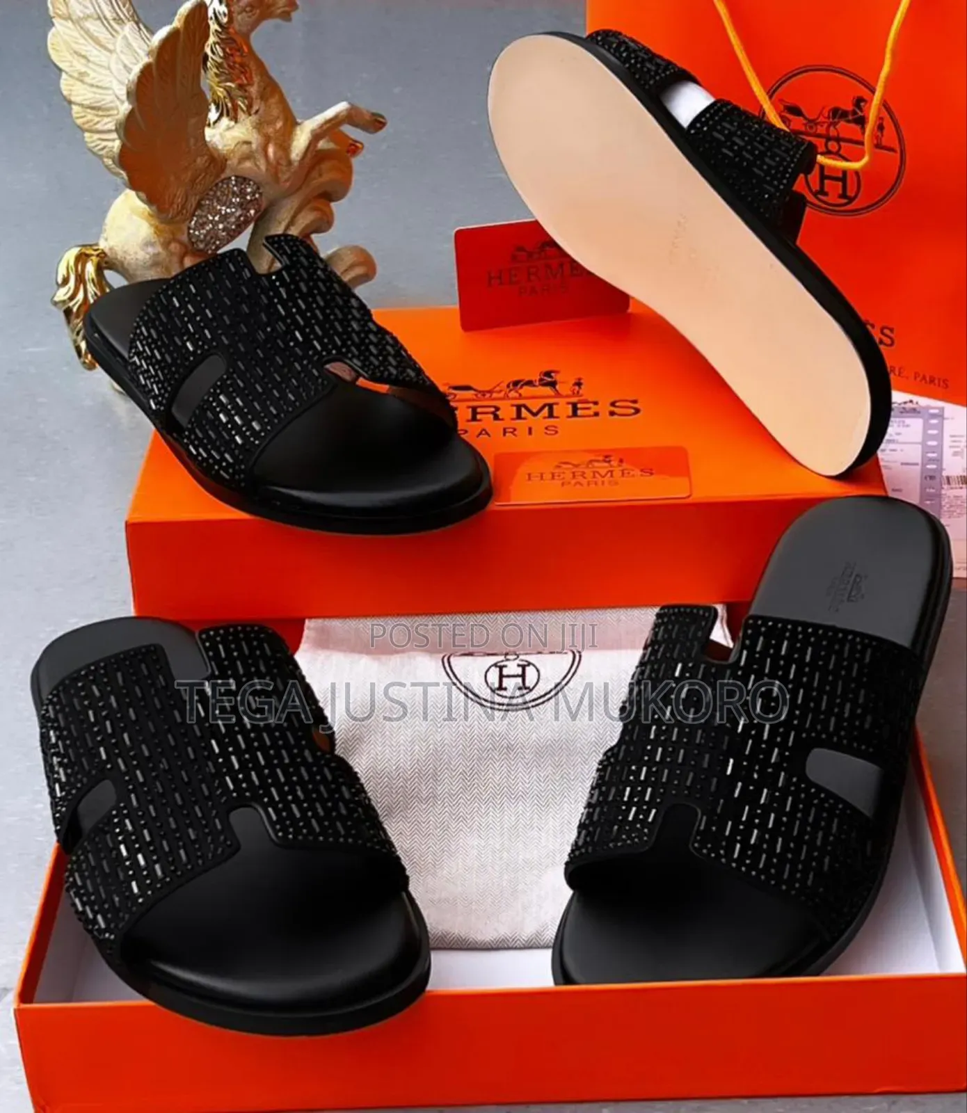 High Quality Hermes Pam Slippers