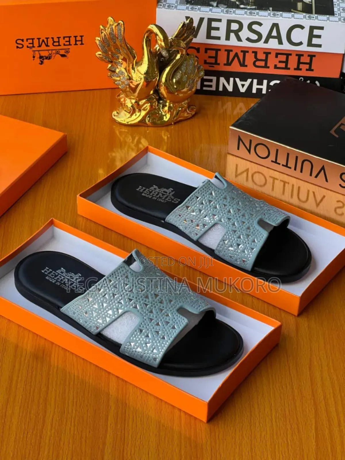 High Quality Hermes Pam Slippers