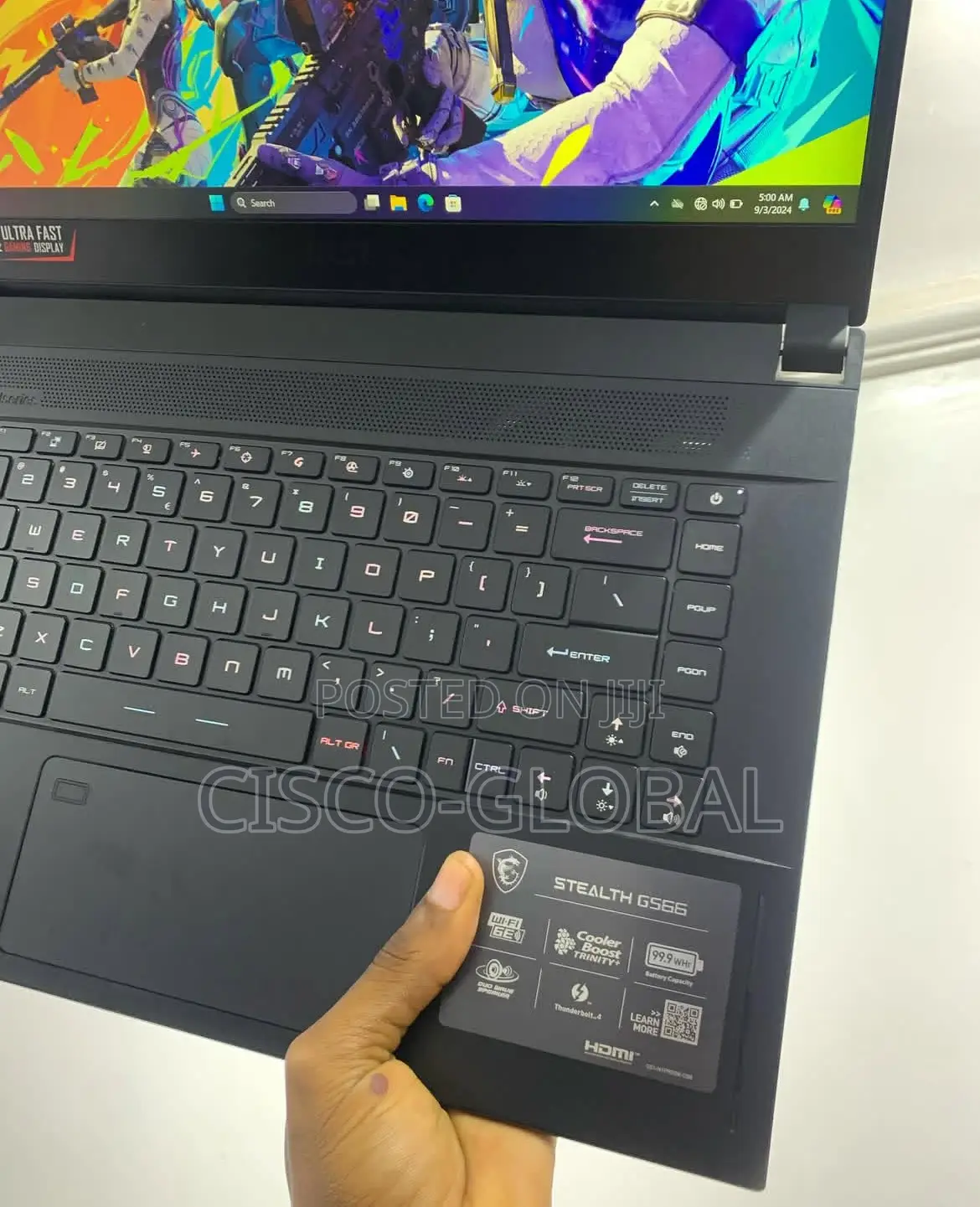 Laptop MSI GS66 Stealth 11UH 16GB Intel Core I7 SSD 512GB
