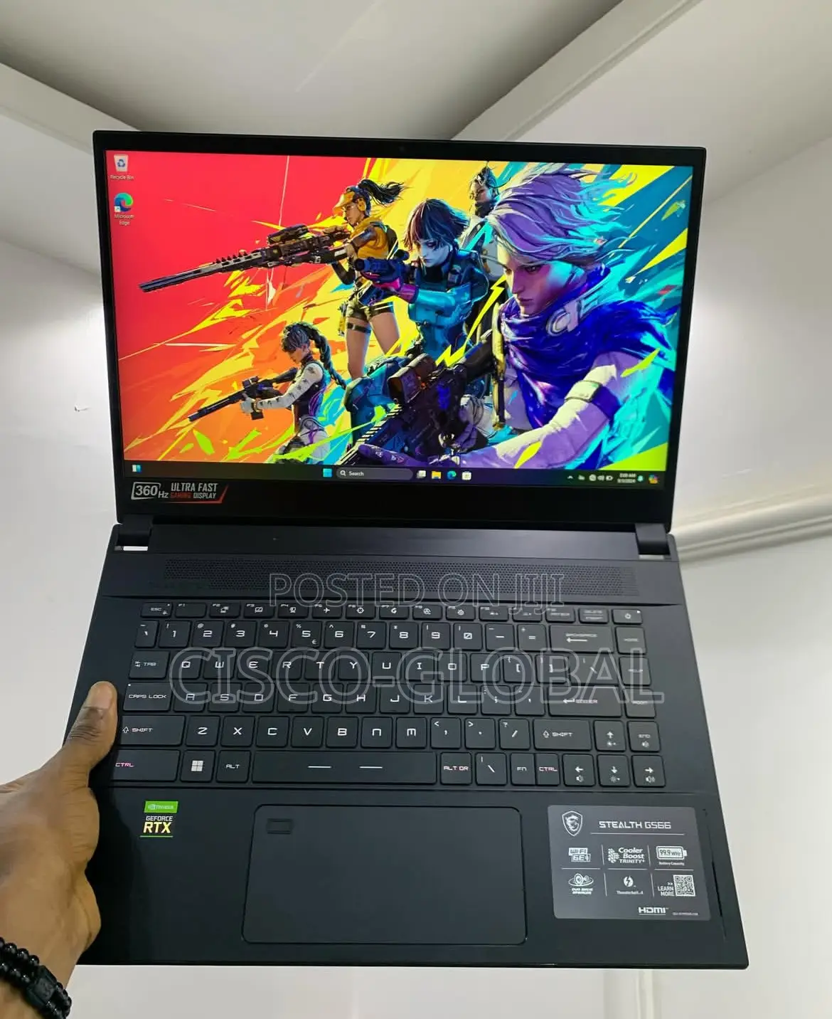 Laptop MSI GS66 Stealth 11UH 16GB Intel Core I7 SSD 512GB