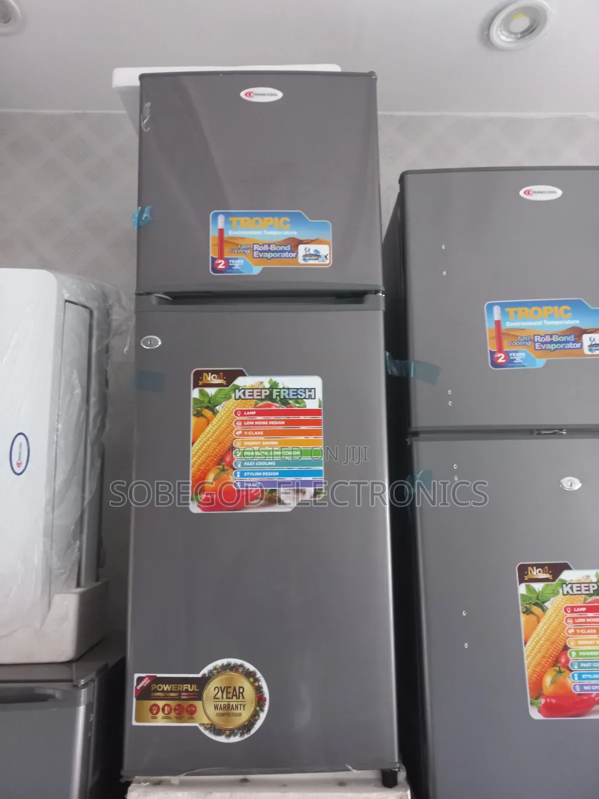 Tekno Cool Refrigerator Double Door (Freezer Fridge)