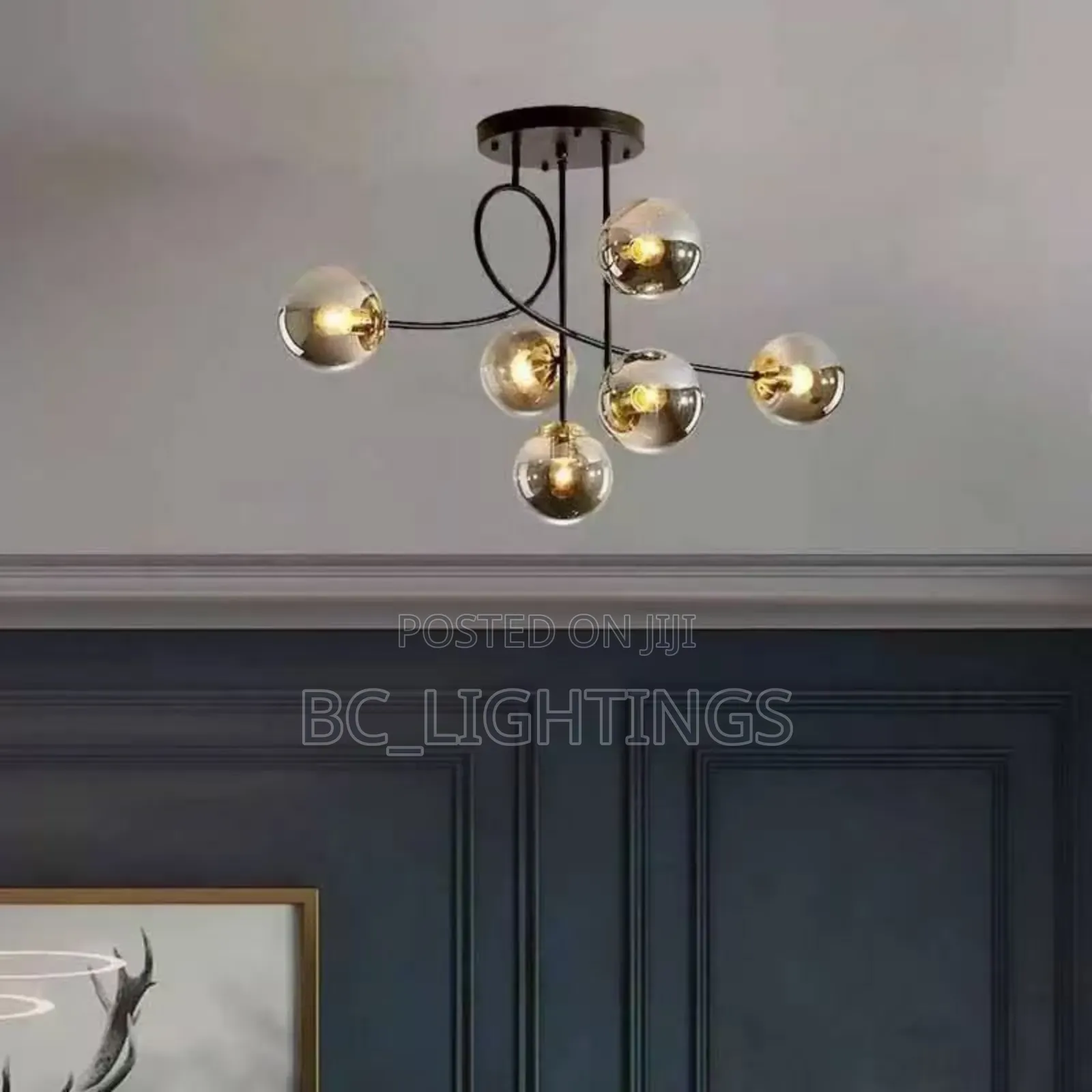 Modern Nordic Glass Chandelier Light