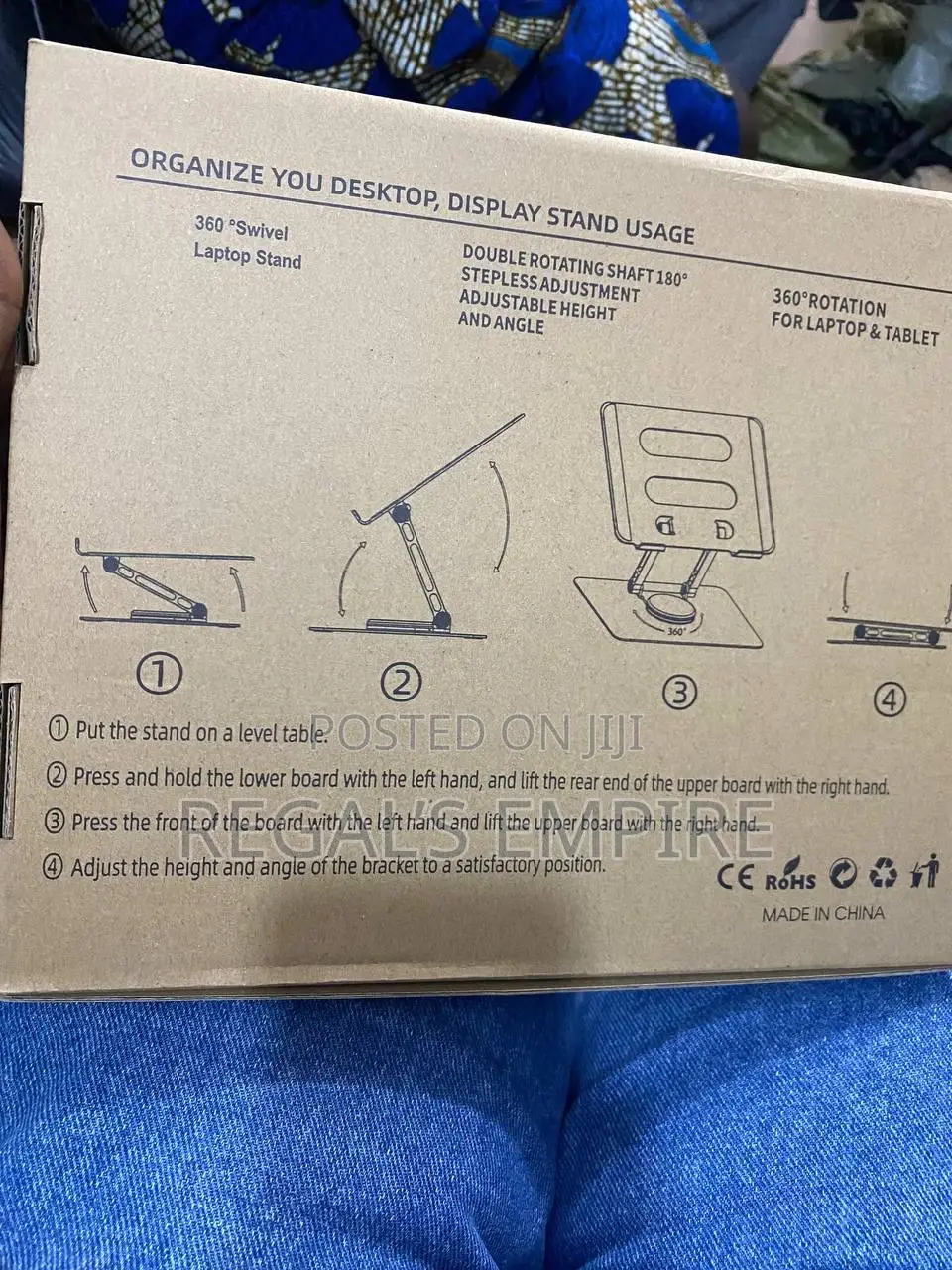 360 Rotating Laptop Stand