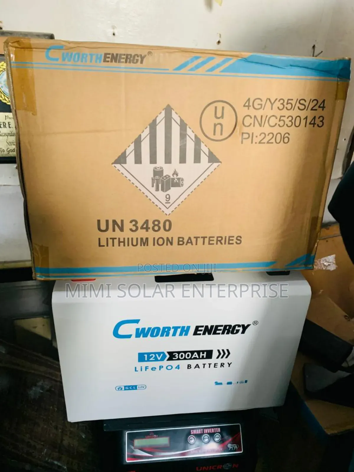 3.6kwh Cworth Lithium Battery 12vols
