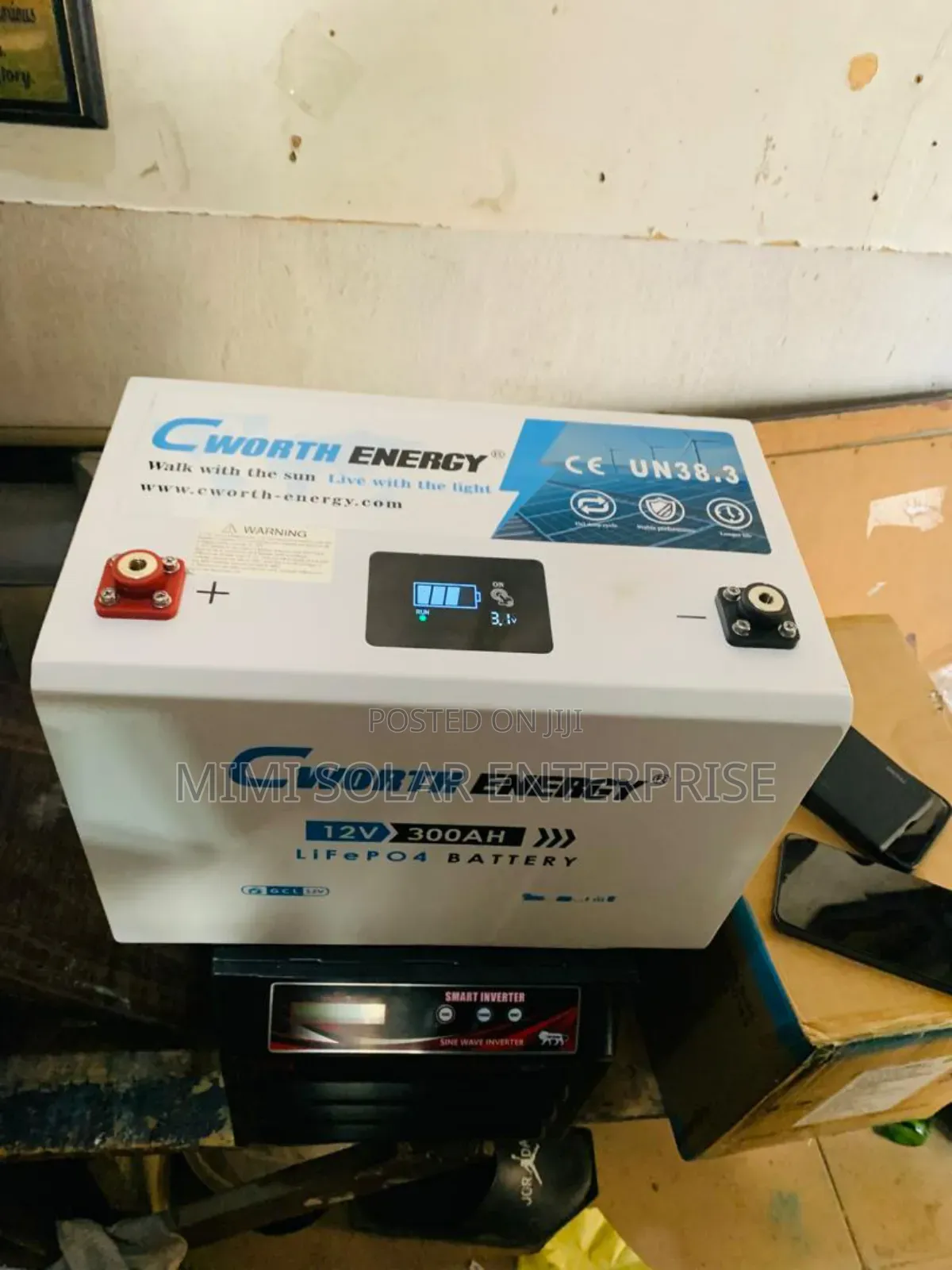 3.6kwh Cworth Lithium Battery 12vols