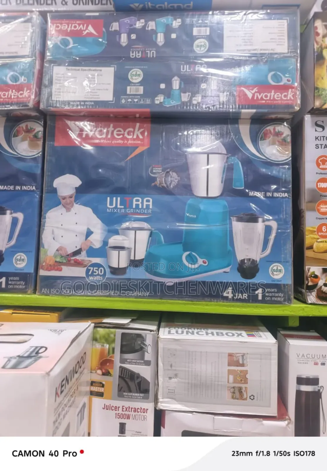 Vivateck 4 in 1 Blender/ Mixer Grinder