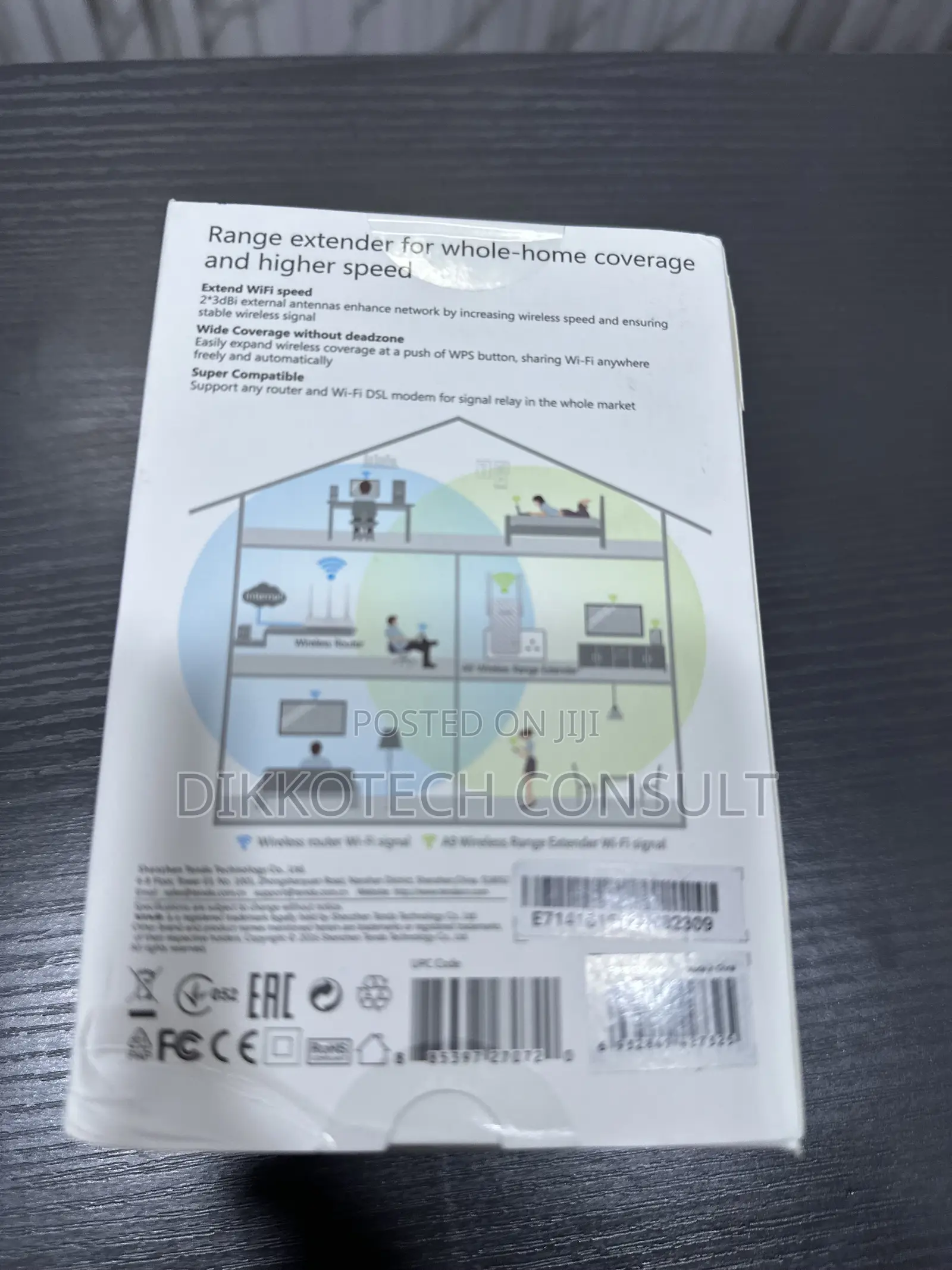 Tenda A9 Wi-Fi Range Extender (N300)