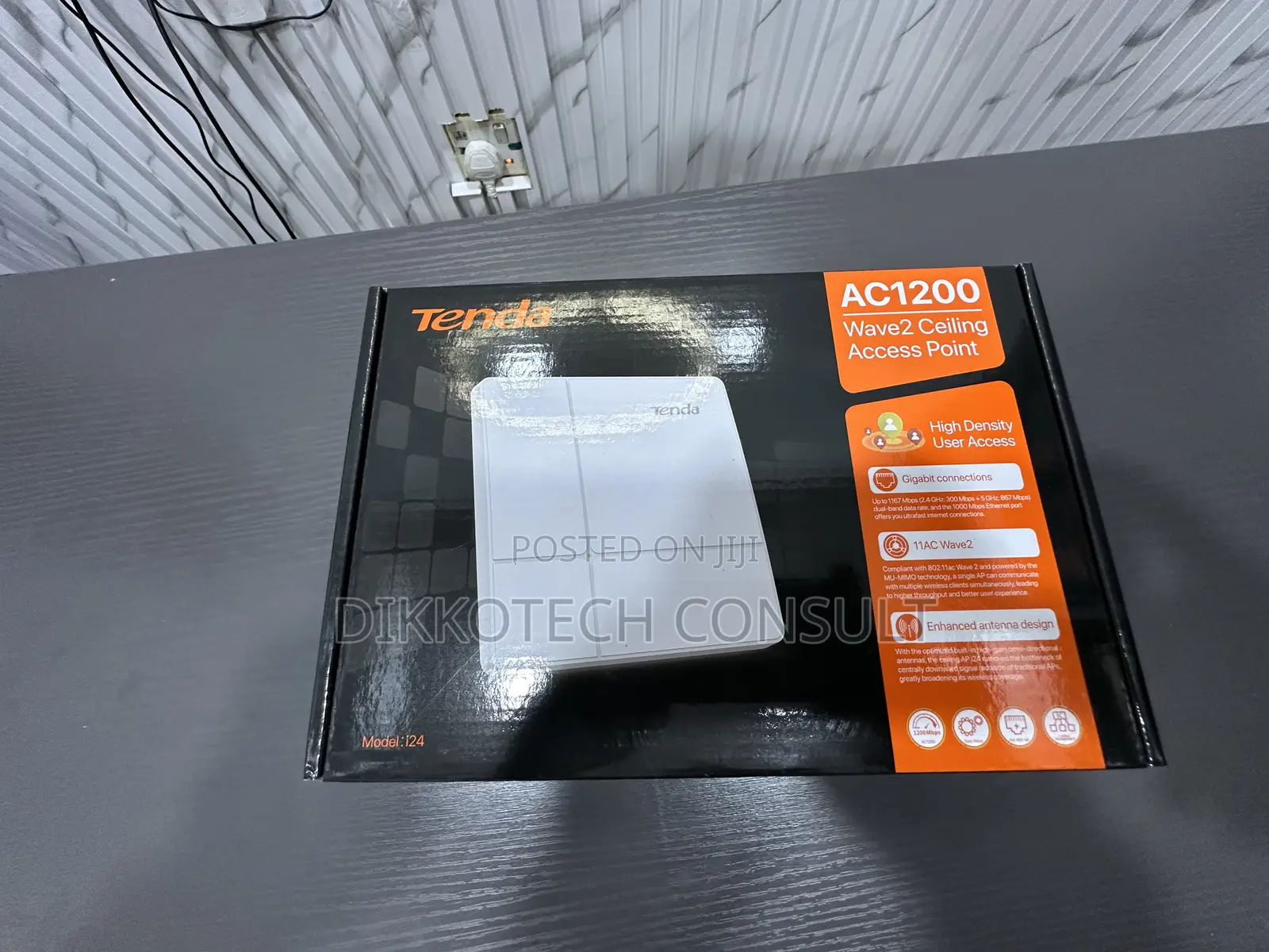 Tenda I24 Ac1200 Wave 2 Gigabit Ceiling Access Point