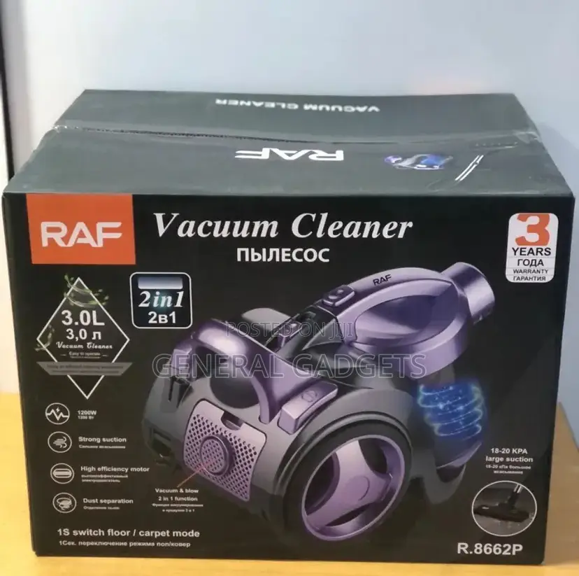 Brand New 2in1 Raf Vacuum Cleaner 1200watts