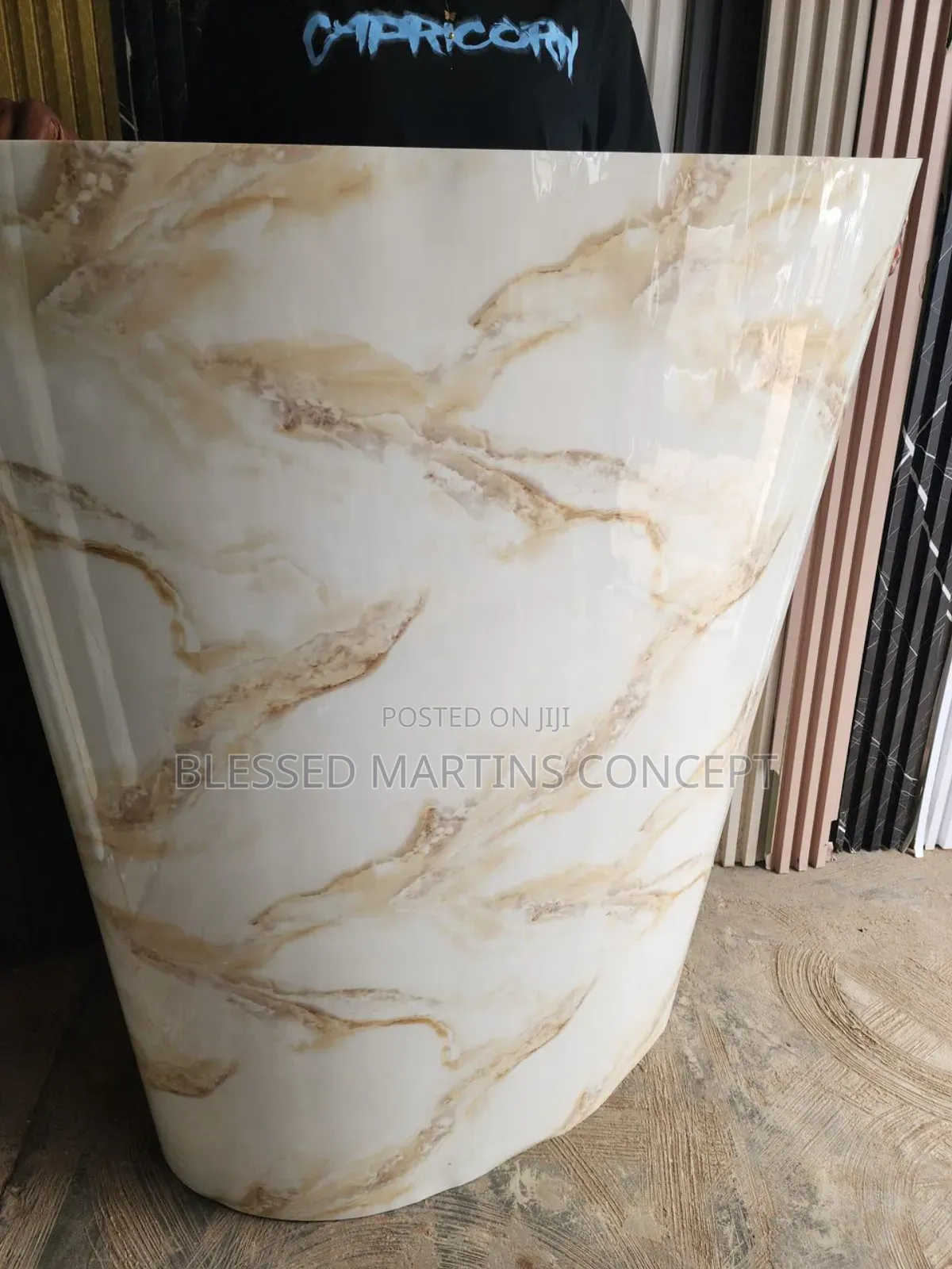 Marble Stickers for Tv Console, Walls Decorations Etc.Size: 4ft by 8ft