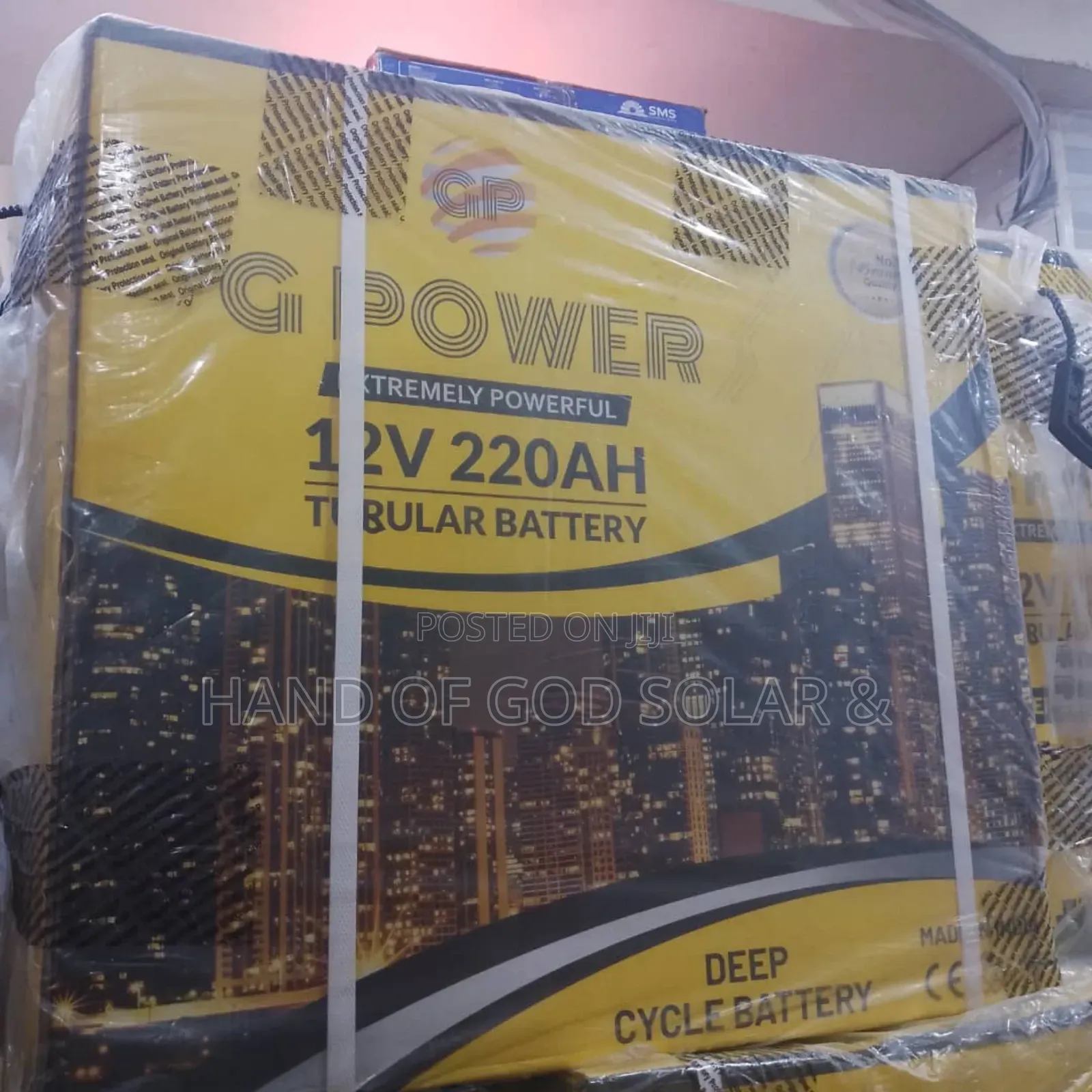 220ah G Power Solar Tall Tubular Battey