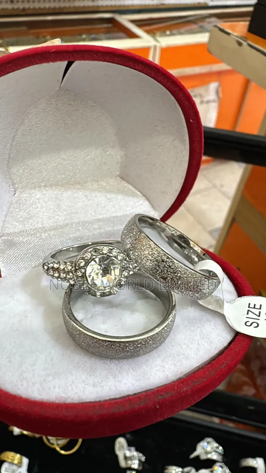 Sparkling Proposal/Wedding Rings Og 7d