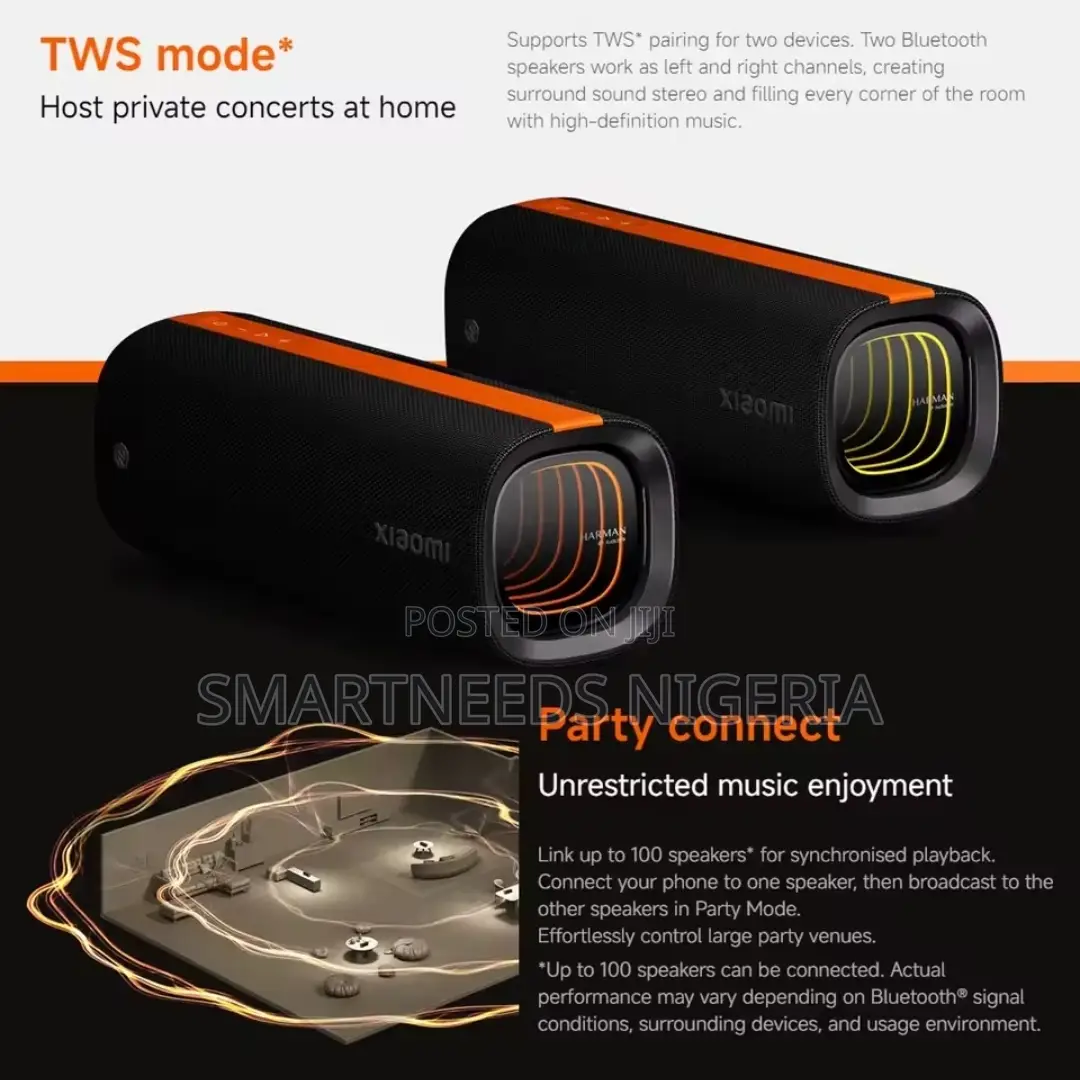 Xiaomi Sound Party 50watts Portable Bluetooth Speakers - Powerful Bass