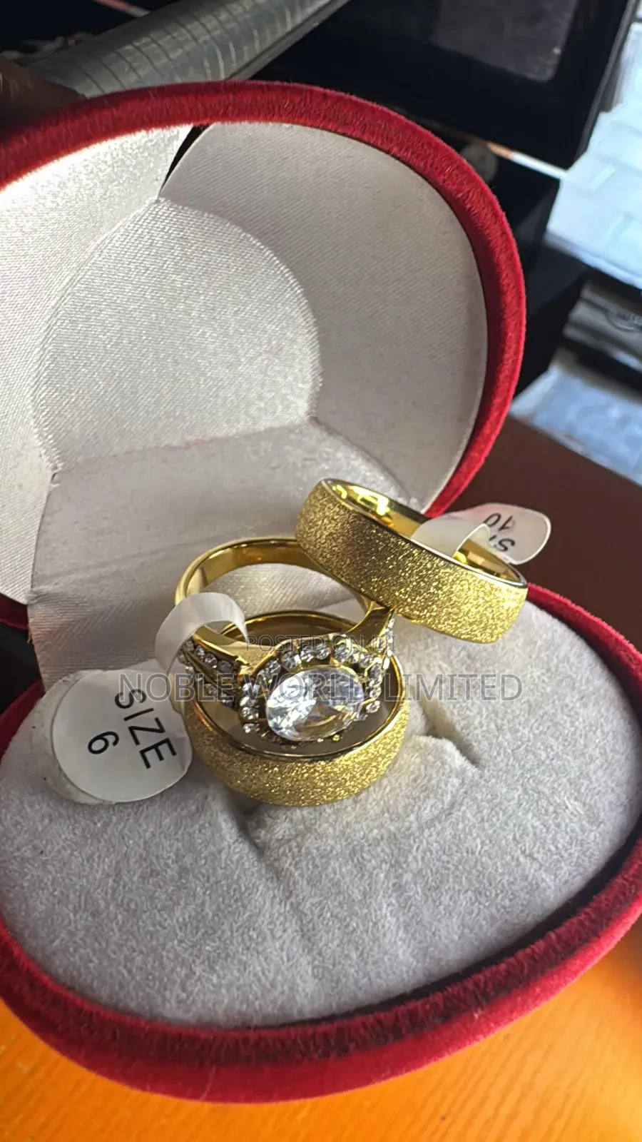 Premium Gold Wedding Rings Og 78g