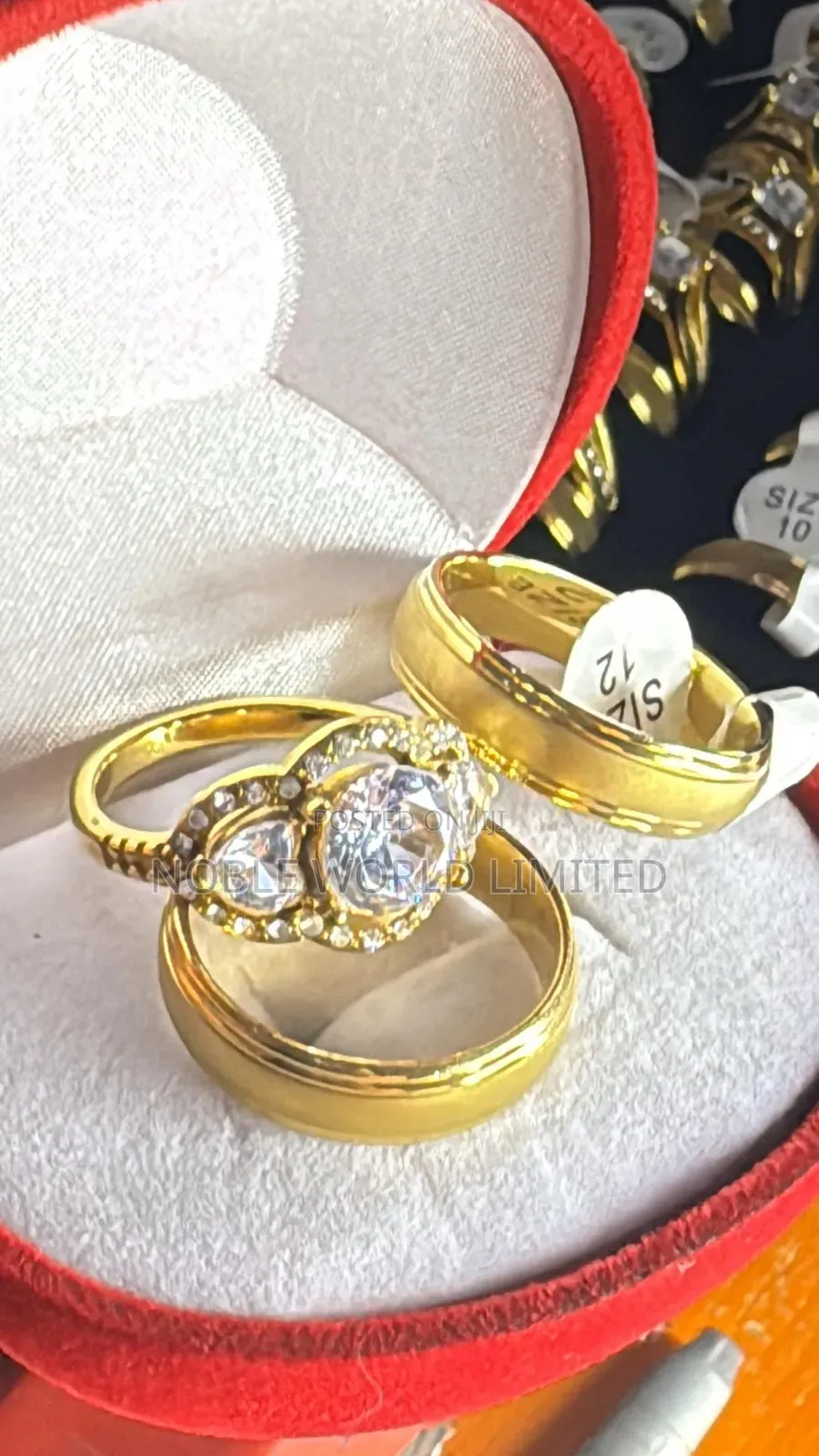 Premium Gold Wedding Rings Og 78g