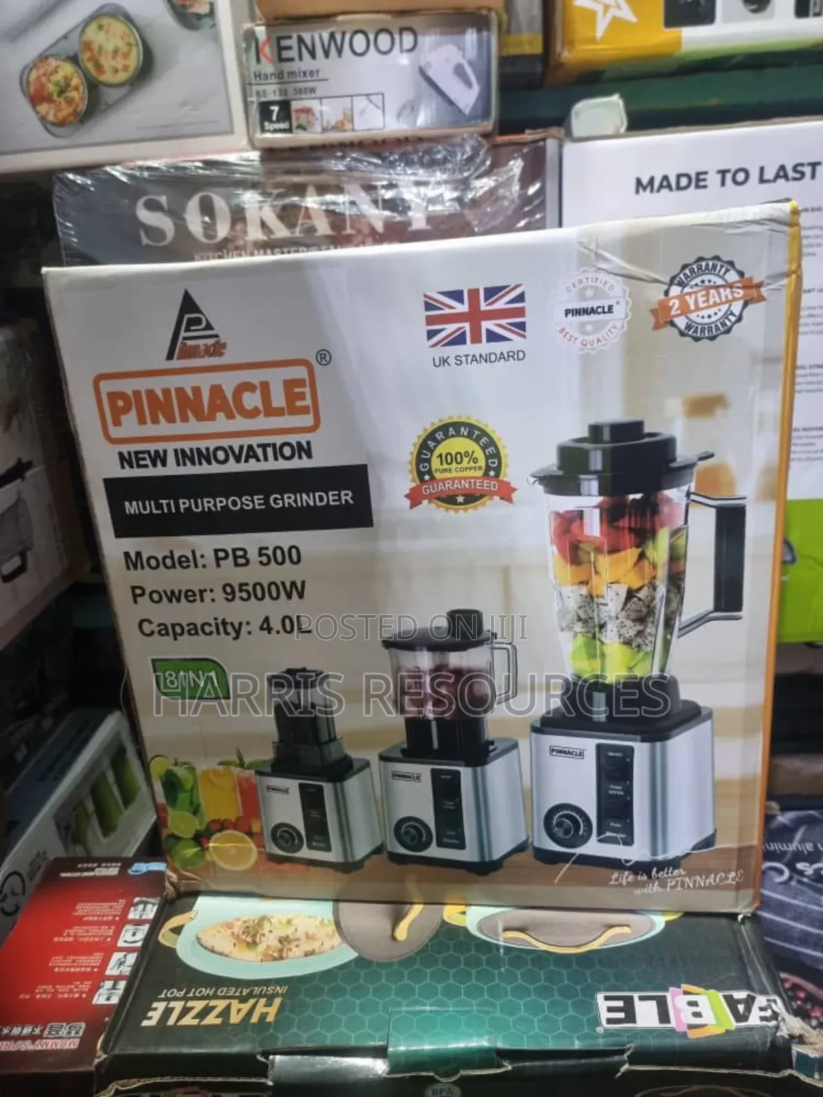 Pinnacle 8 in 1 Multi Purpose Grinder 4.0l-9500w