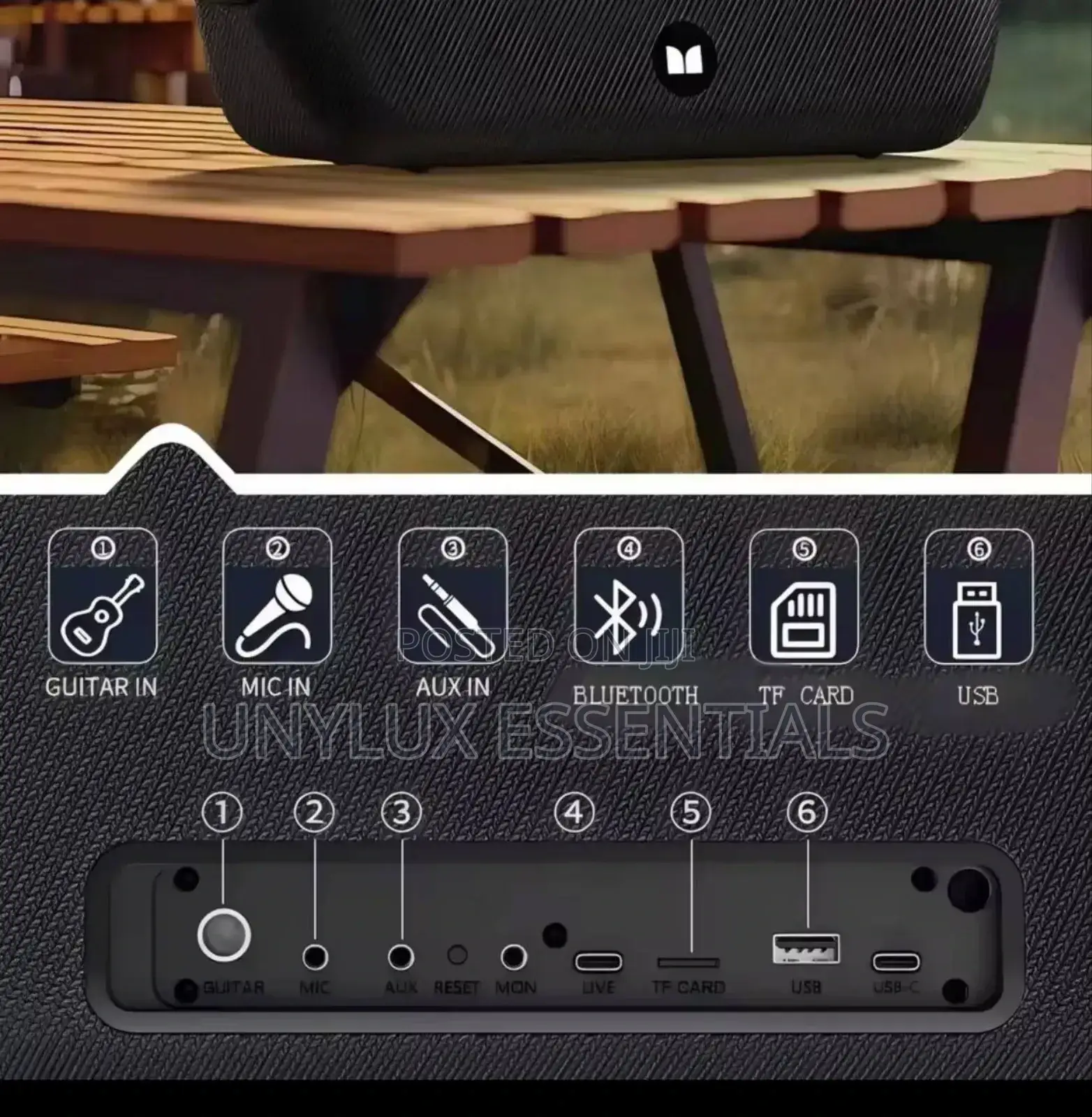 Monster P16 Handle Portable Bass Speakers