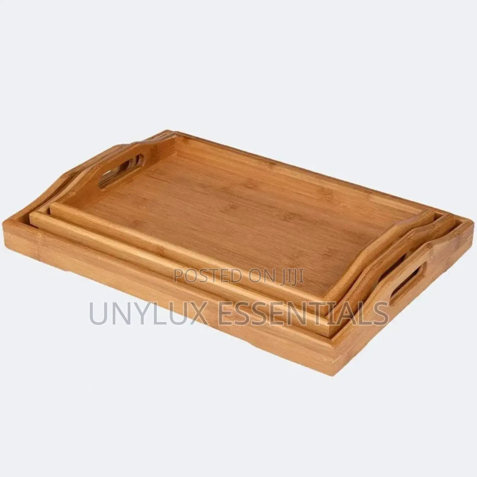 3in1 Wooden Tray Set