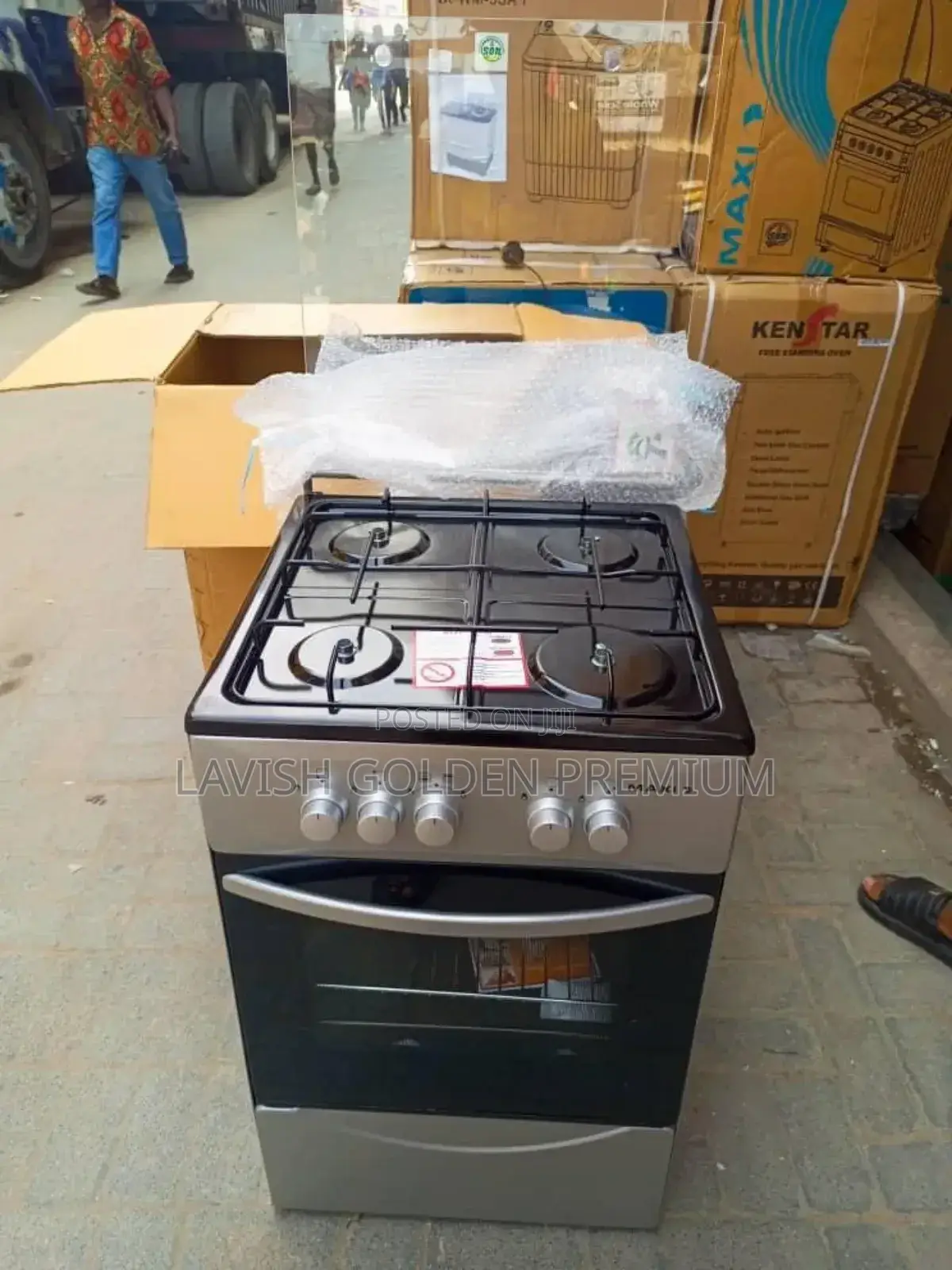 Maxi 4 Burner Gas Oven 50/50