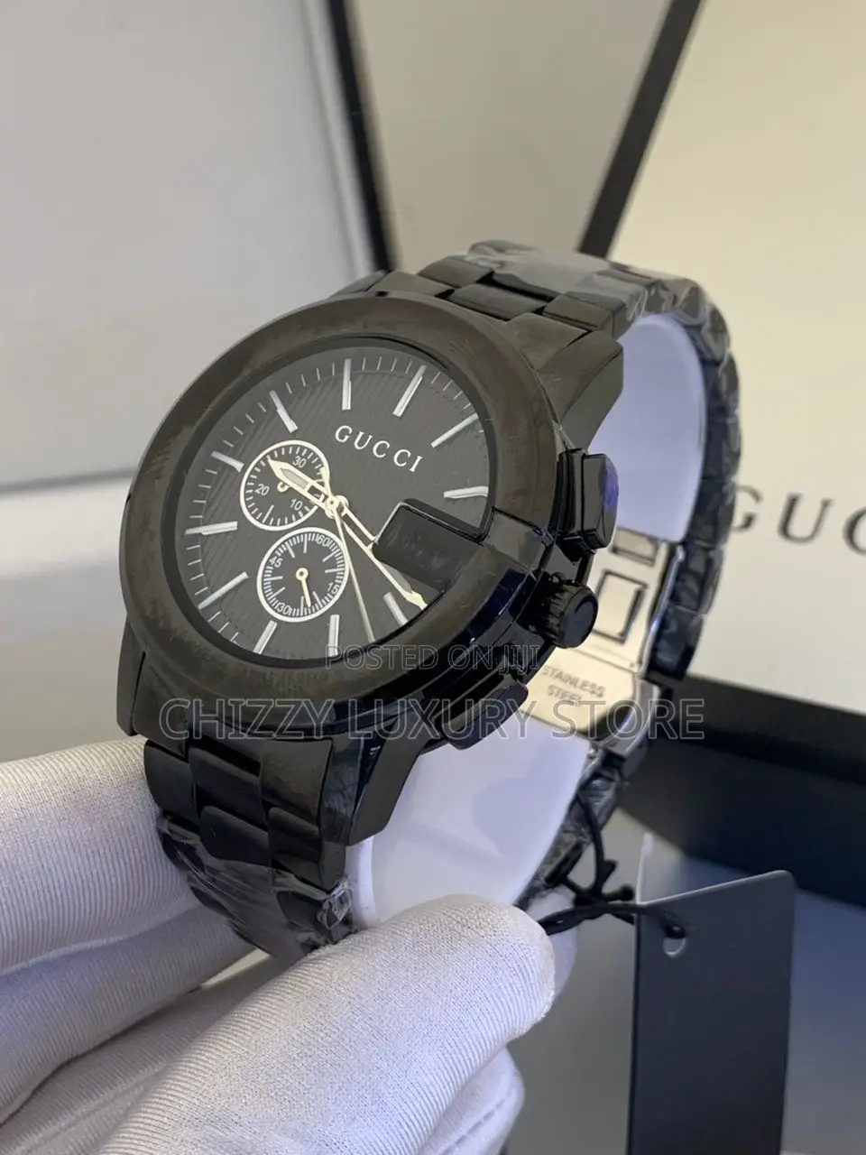 Gucci Quality Luxury Men Automatic Engine Wristwatch