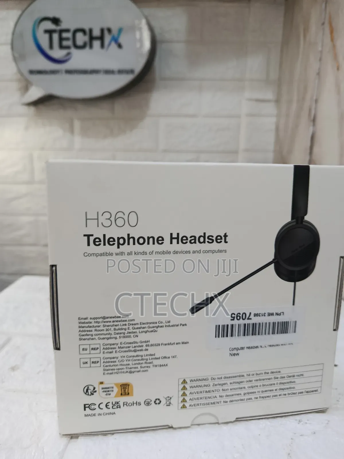 New Bee Pc Headset With Microphone Usb/3.5mm/Type C Business Headset