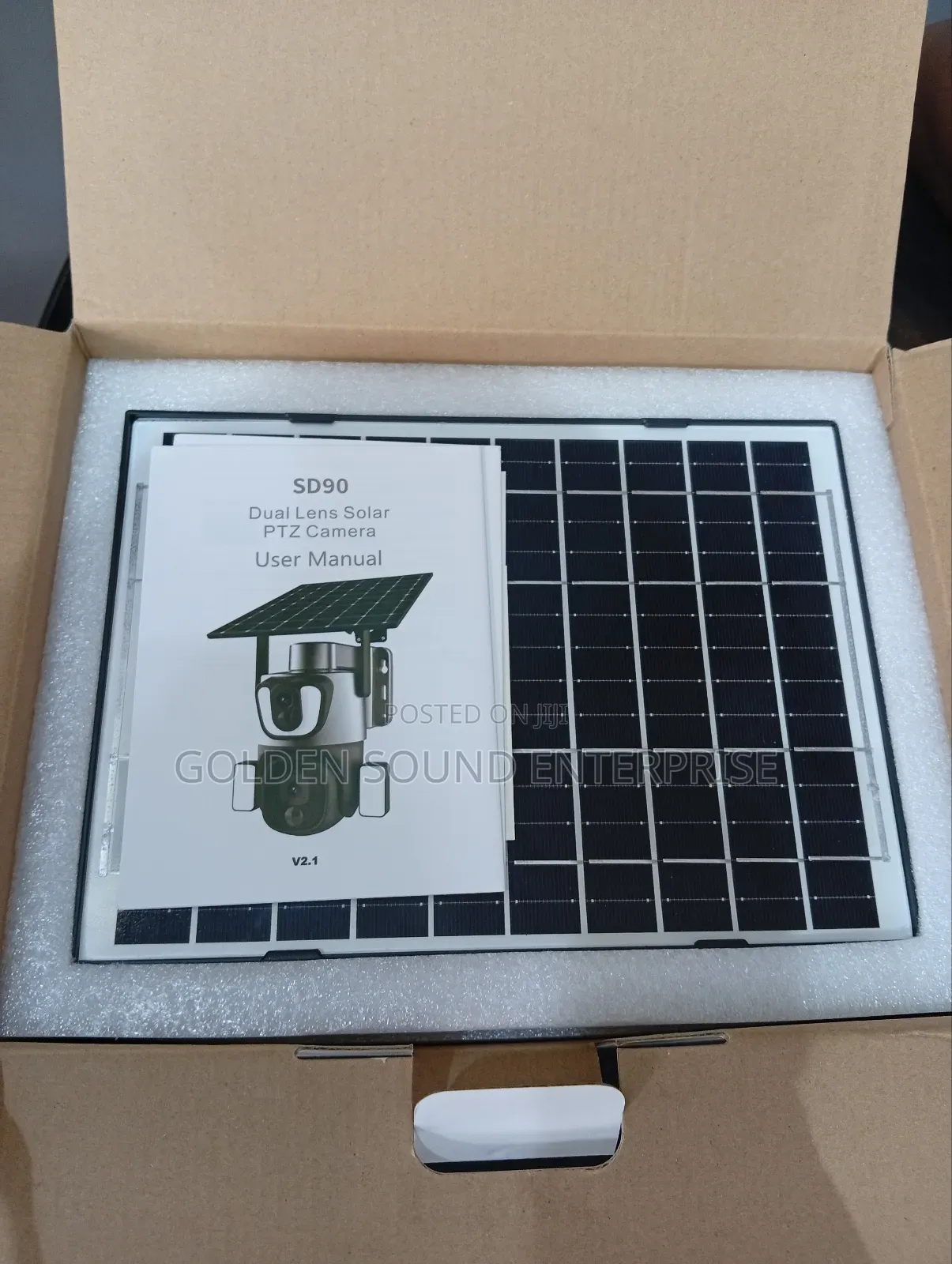 Solar Hd Dual Lens Camera Ubox With 360°