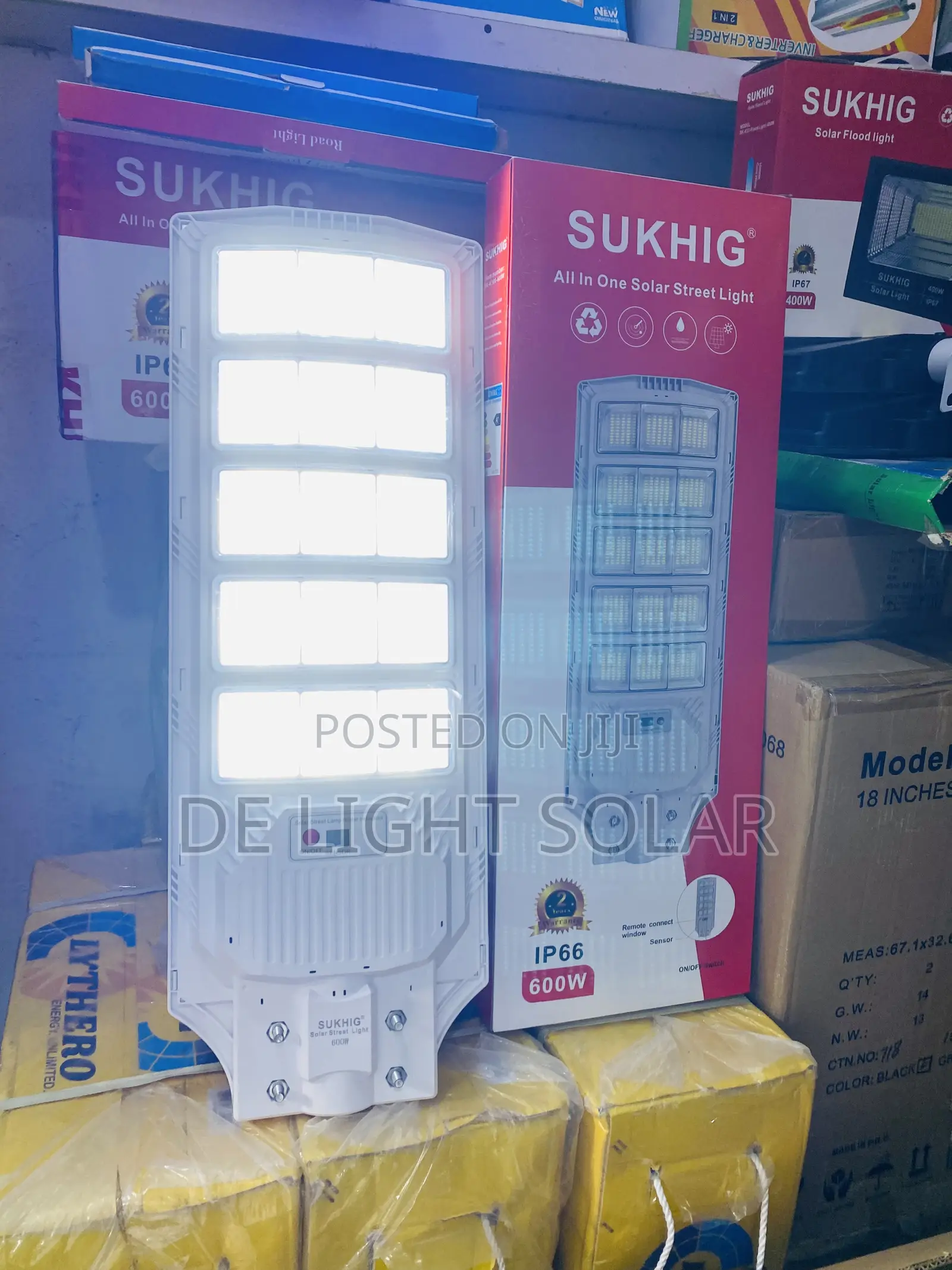 600w Sukhig All In One Solar Street Lights