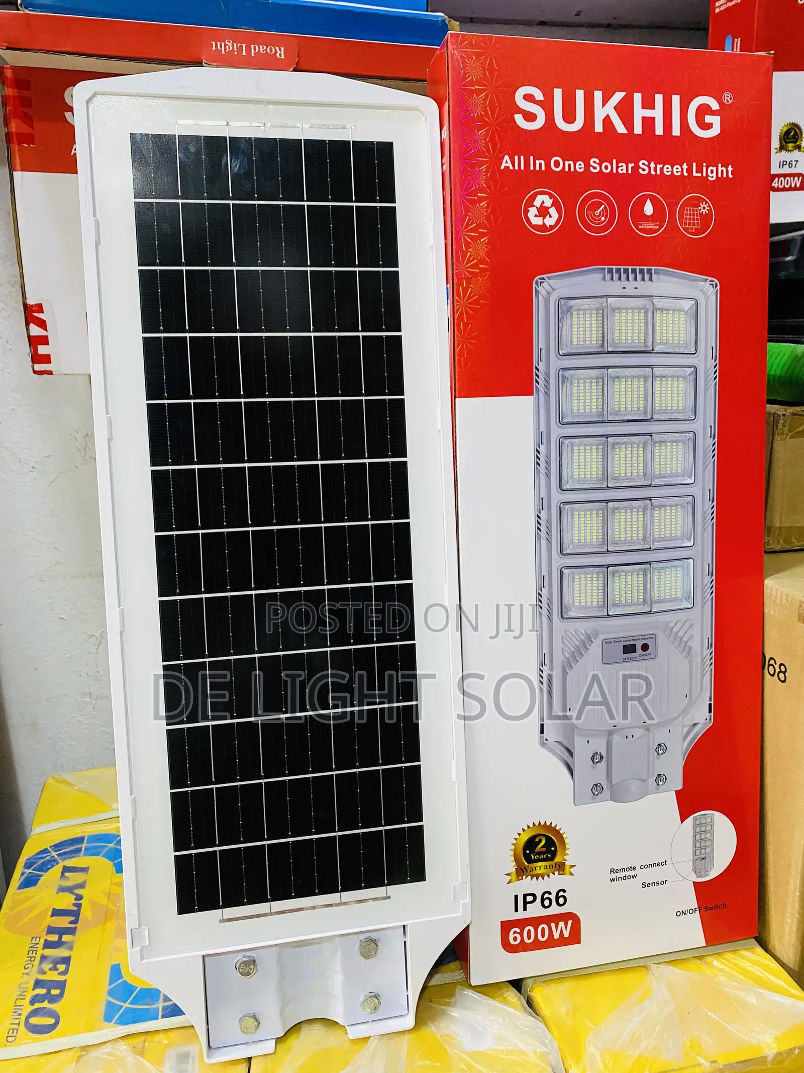 600w Sukhig All In One Solar Street Lights