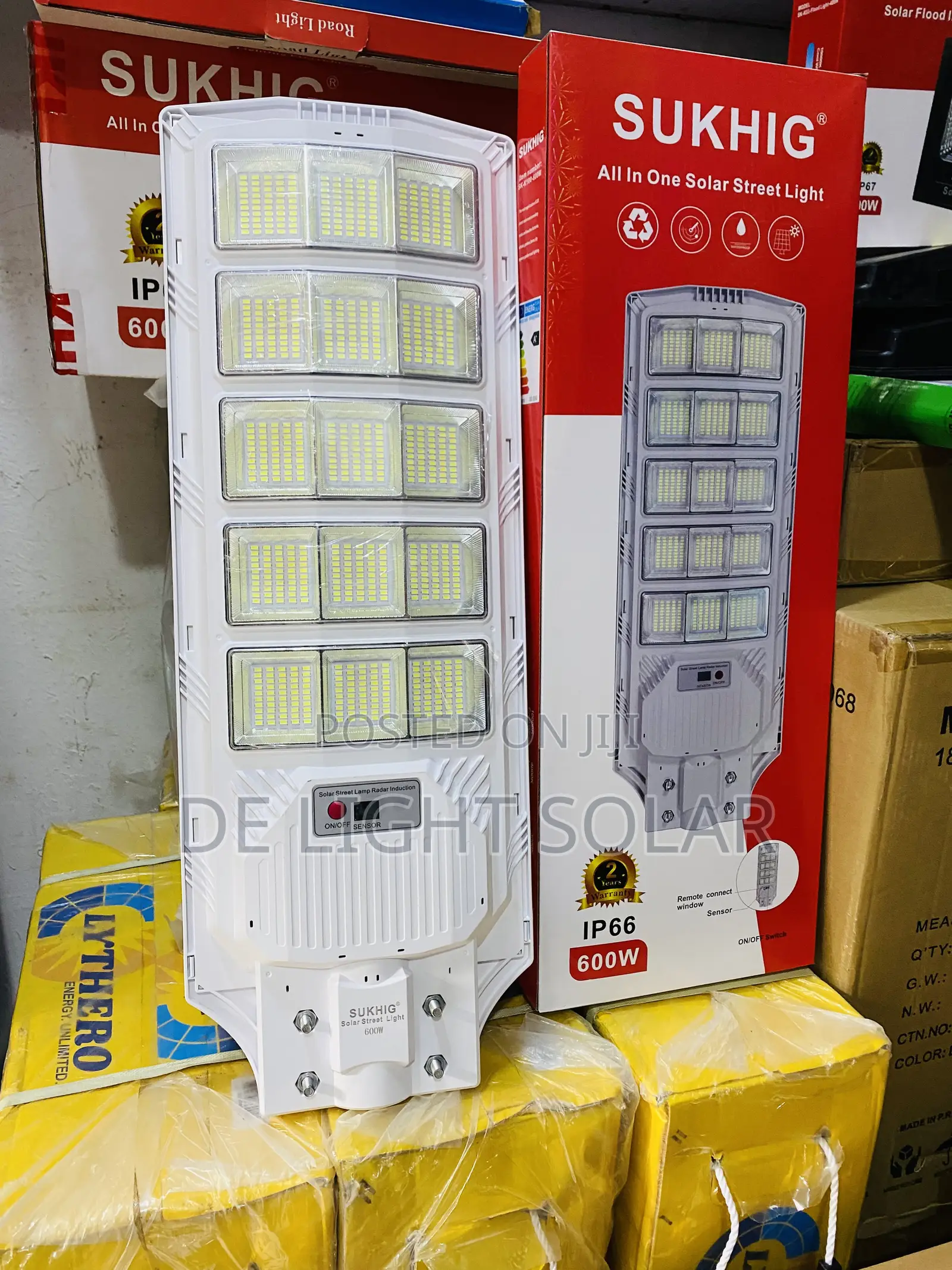 600w Sukhig All In One Solar Street Lights