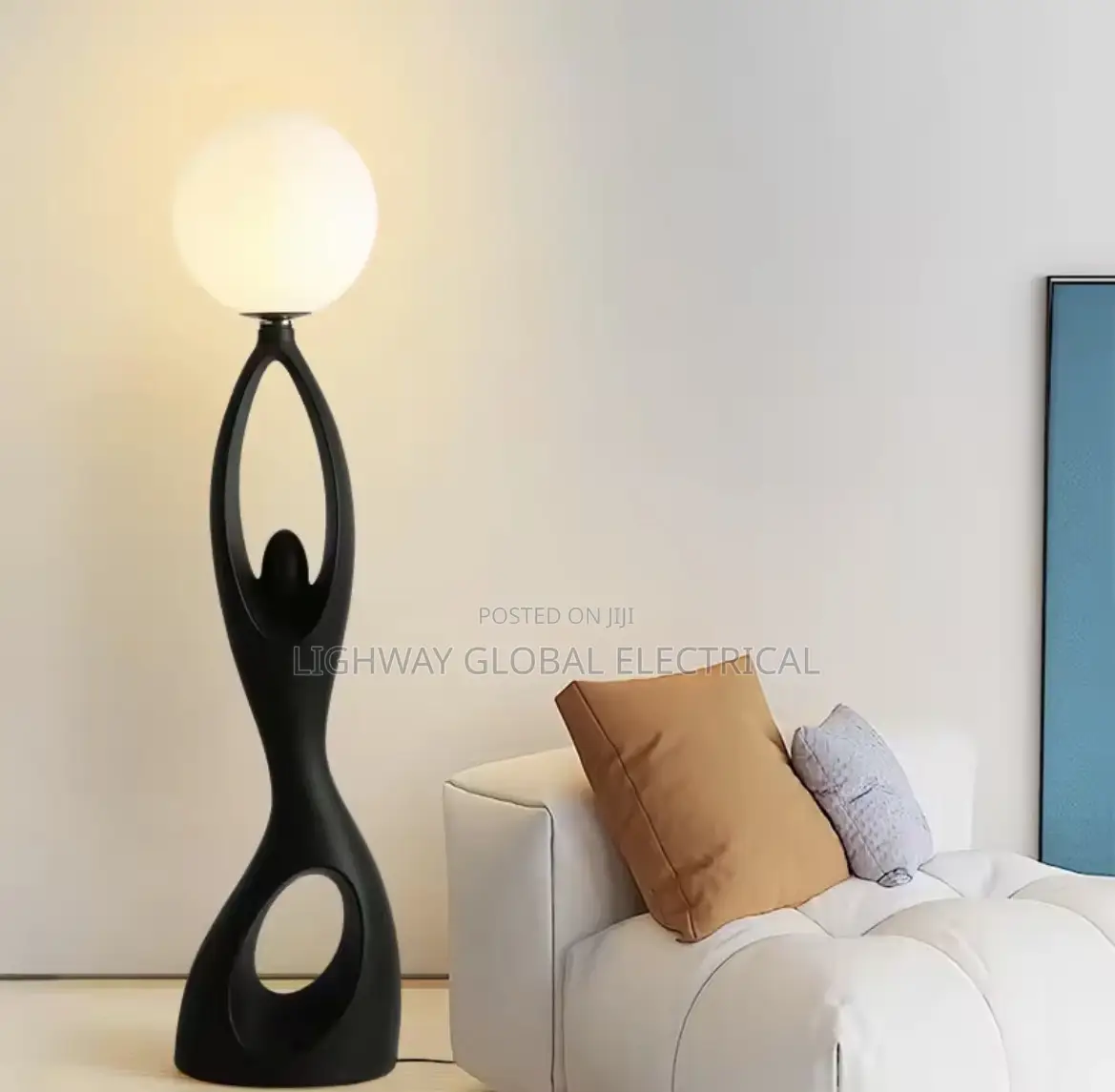 High End Living Room Cabinet Art Ornament Floor Lamp