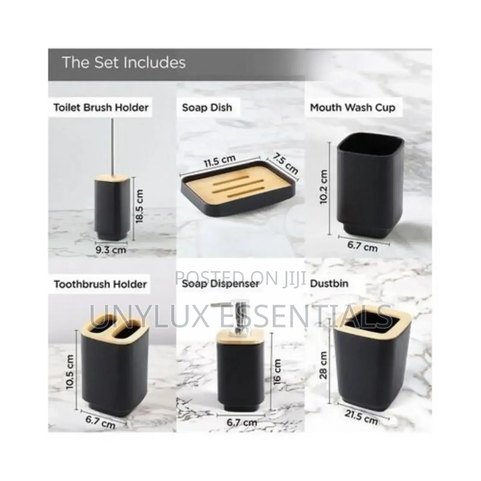 Luxury 6 PCS Bathroom Set