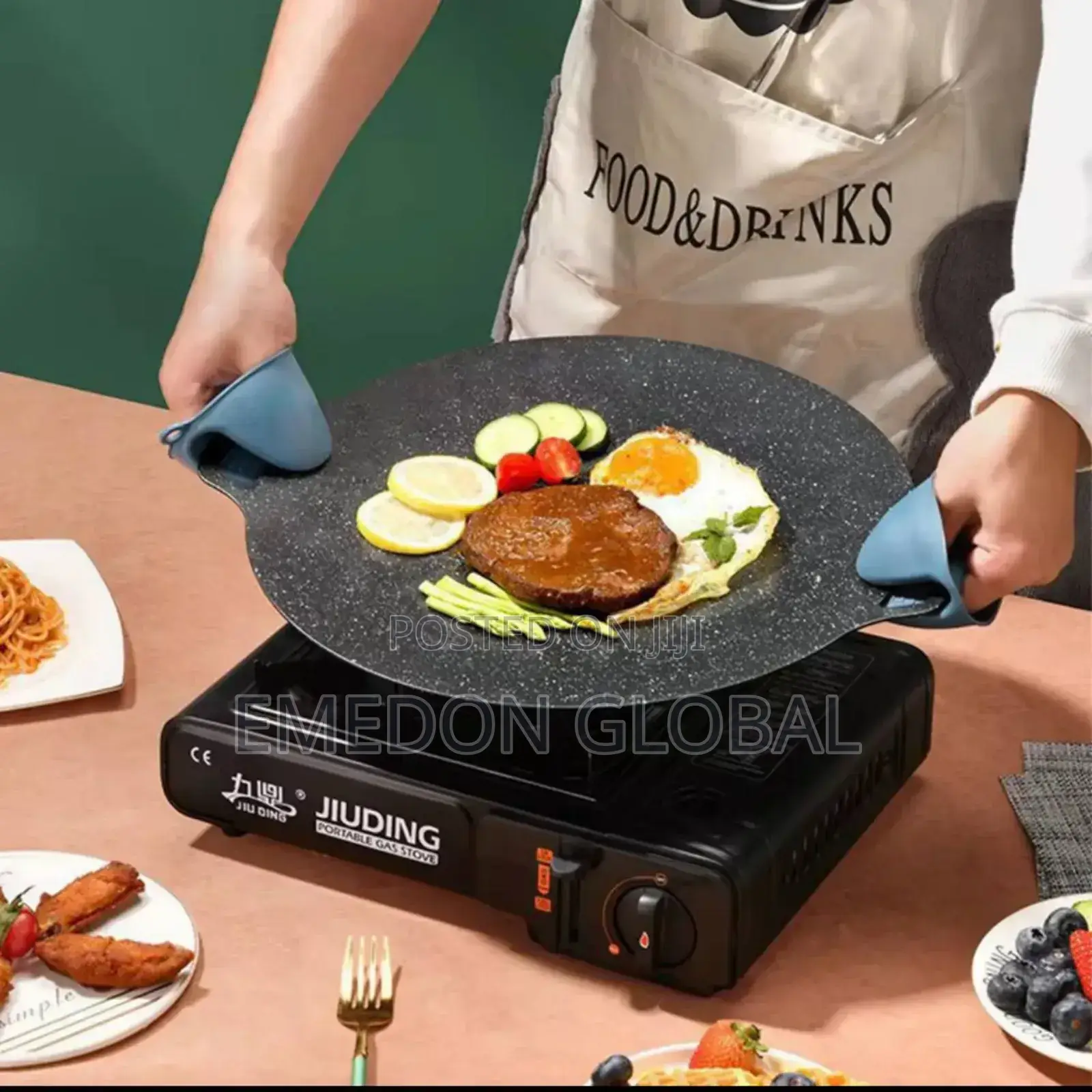 Anti-Stick Multi-Purpose Barbecue Cooking Plate