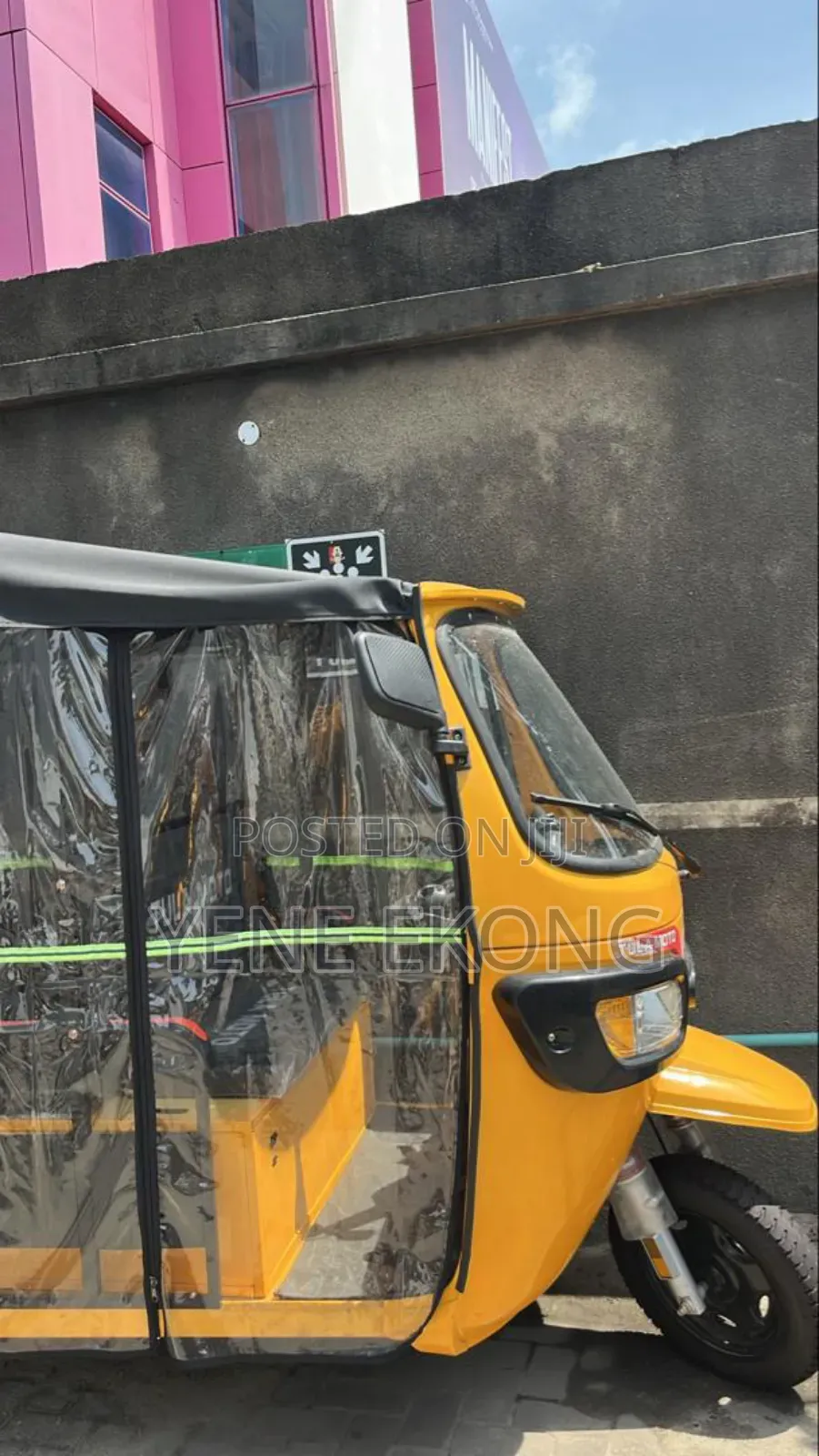 New Tricycle 2025 Yellow