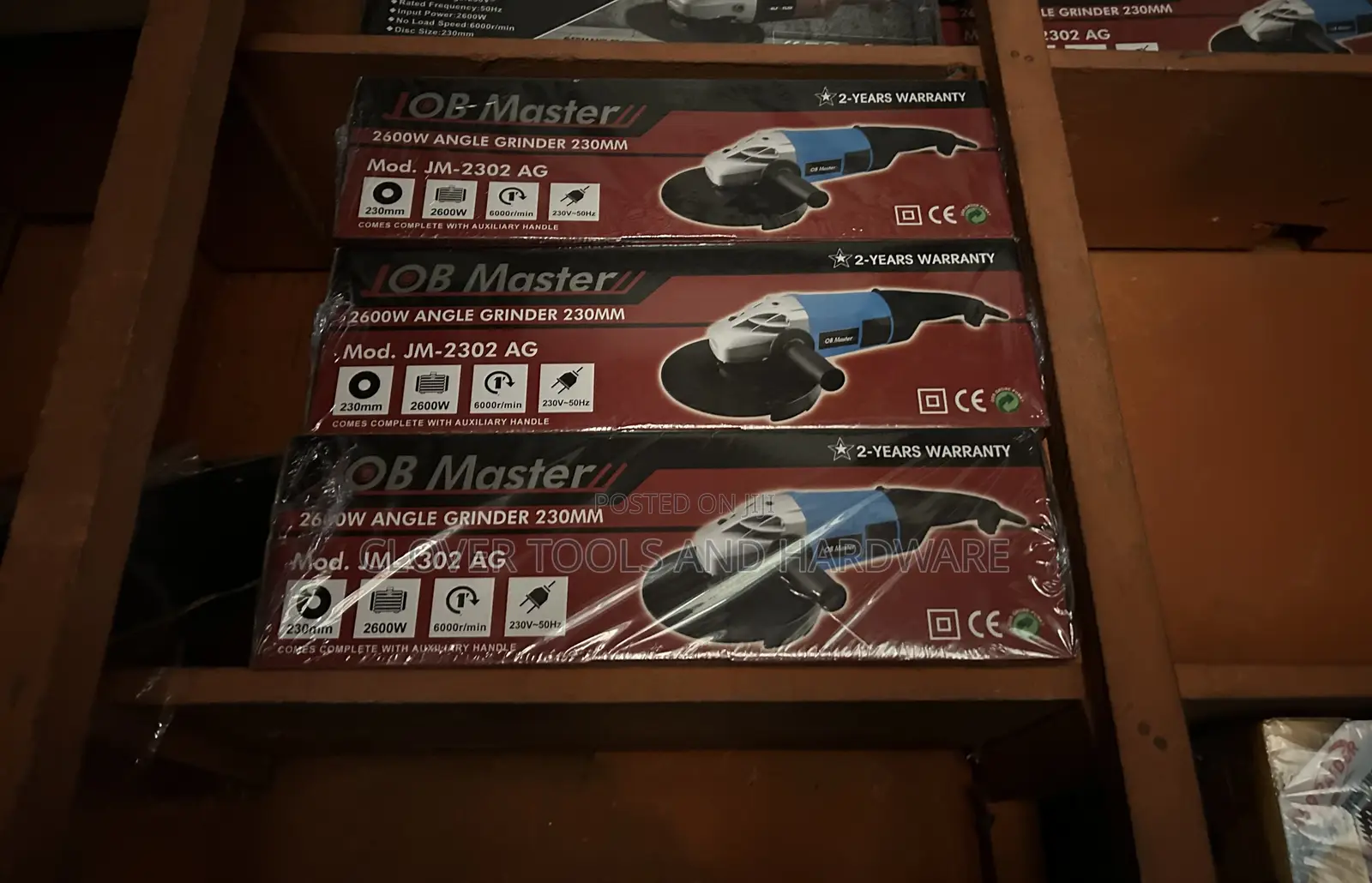 Job Master 2600w Angle Grinder 230mm