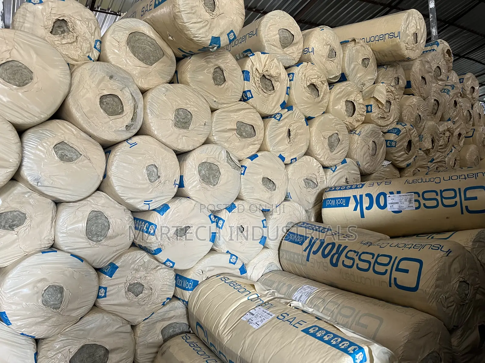 Glassrock Rockwool 100mm With Aluminum Foil