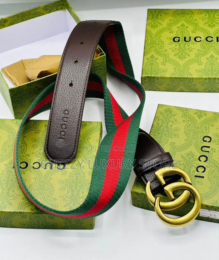 Gucci Quality Luxury Men Genuine Leather Belt