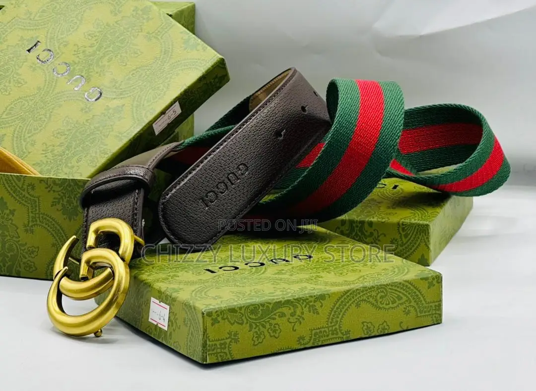 Gucci Quality Luxury Men Genuine Leather Belt