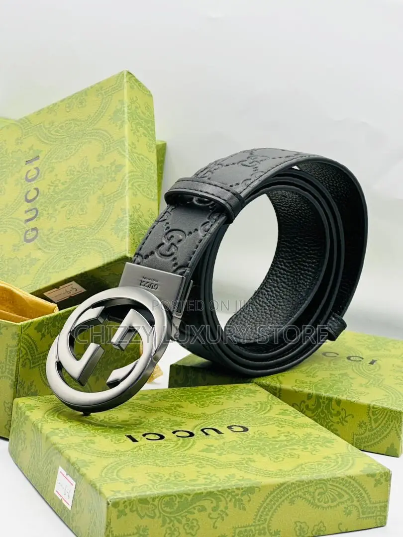 Gucci Quality Luxury Men Genuine Leather Belt