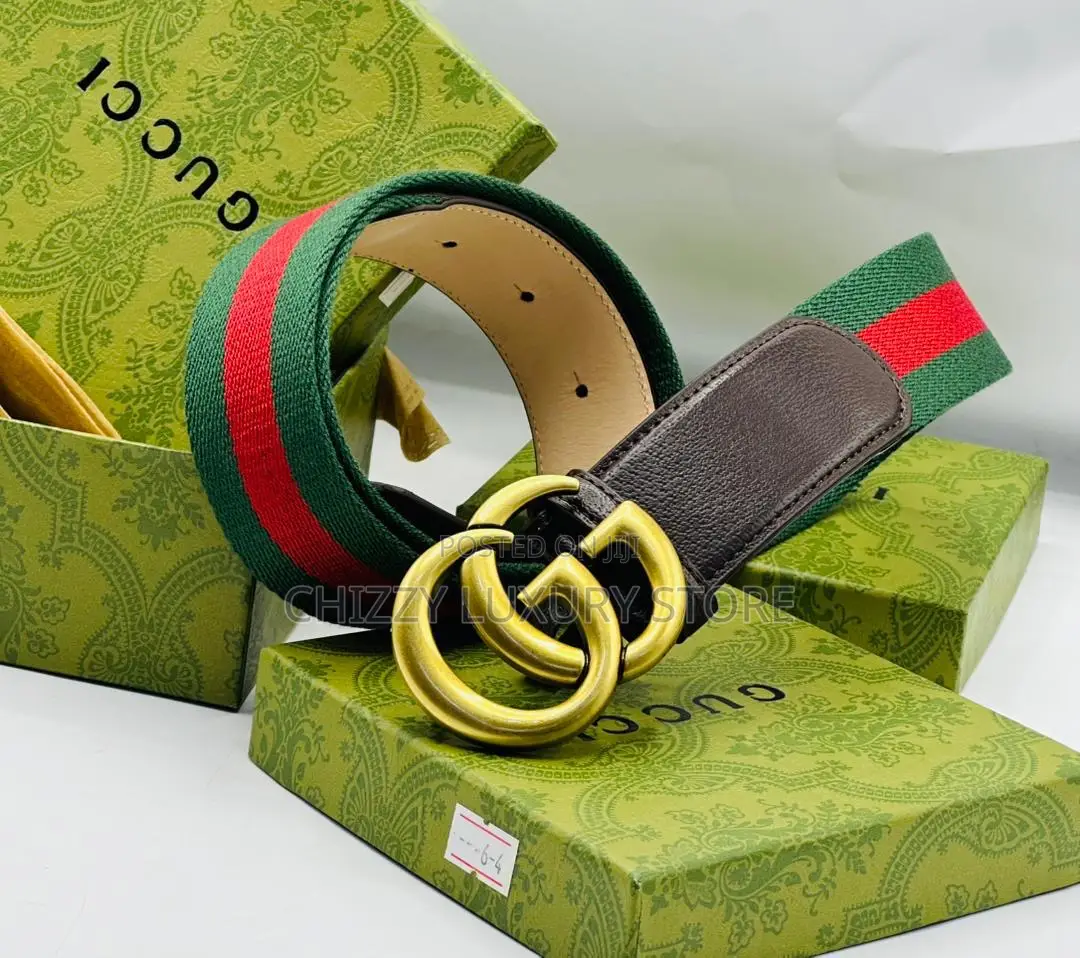 Gucci Quality Luxury Men Genuine Leather Belt