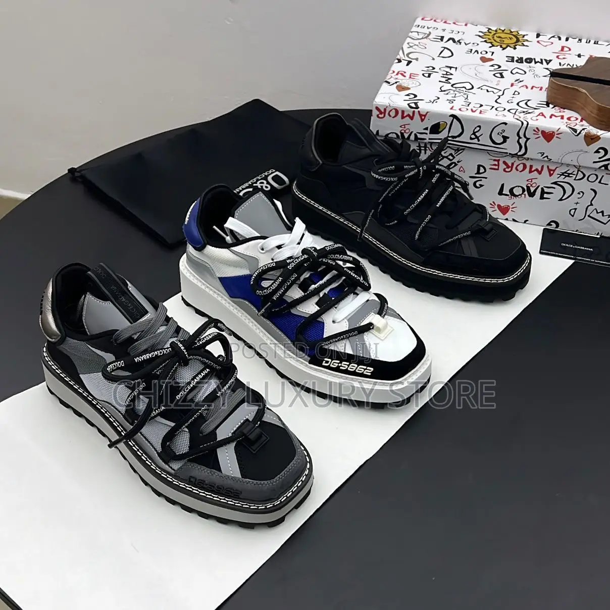 Dolce Gabbana Quality Luxury Men Sneakers