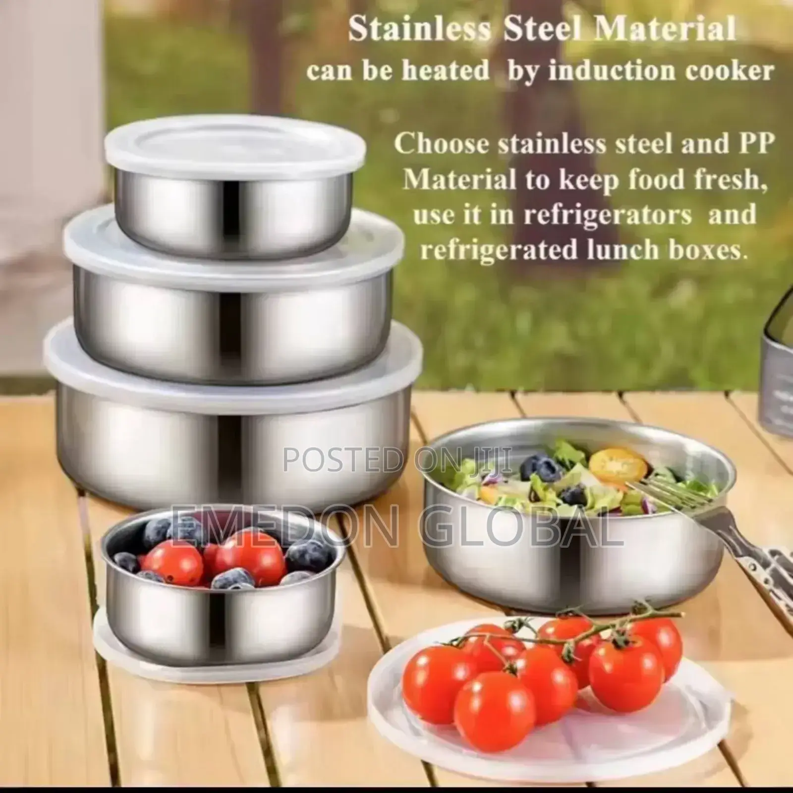 5pcs Stainless Bowl