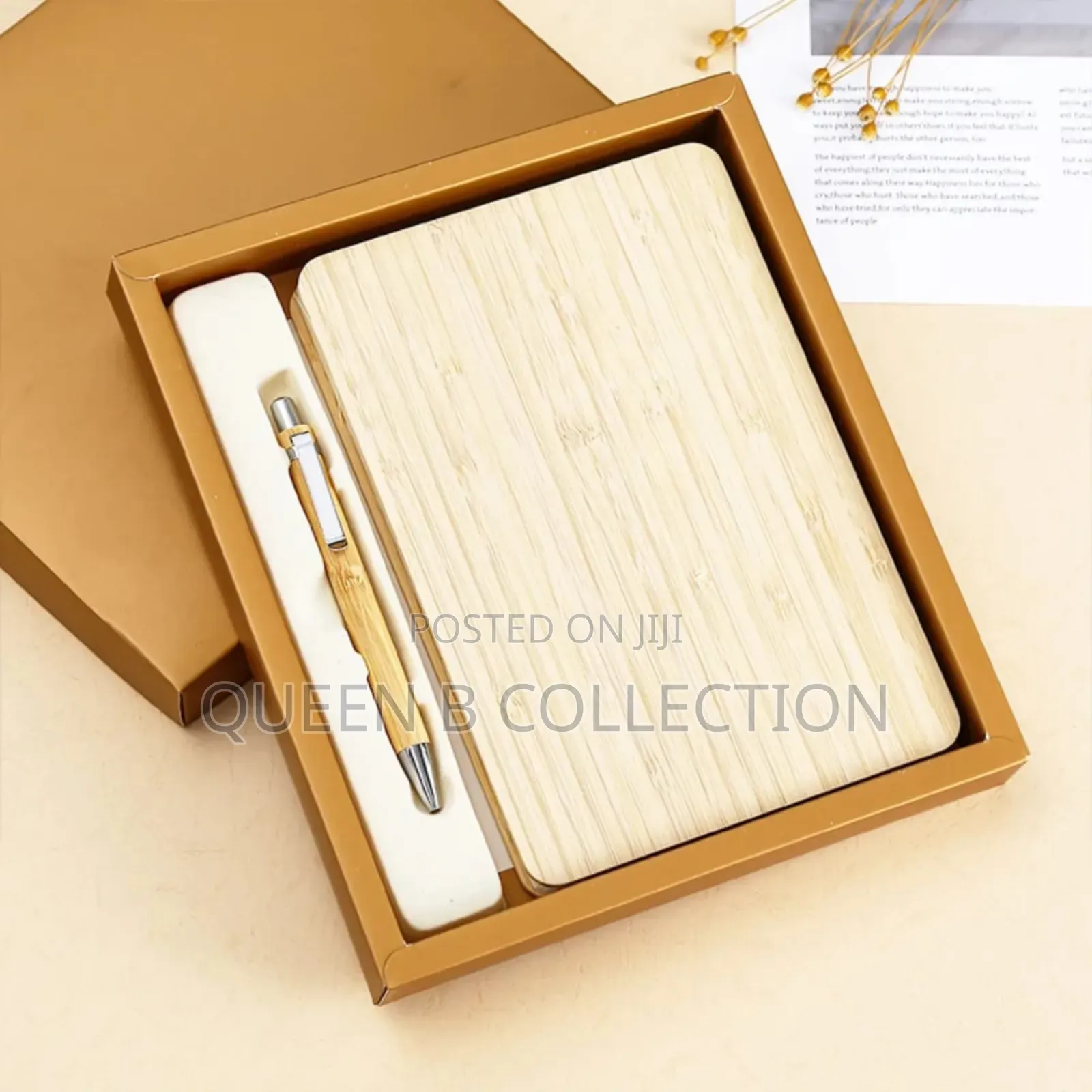 2 in 1 Bamboo Notepad and Pen Corporate Gifts