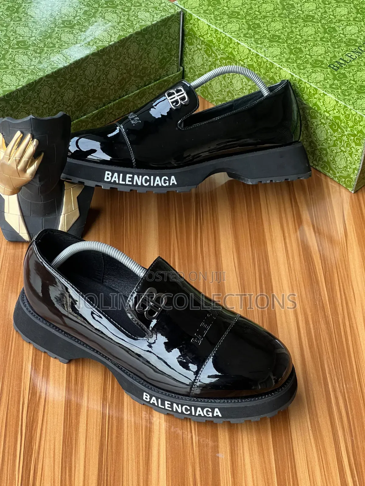 Balenciaga Patent Leather Derby Shoe