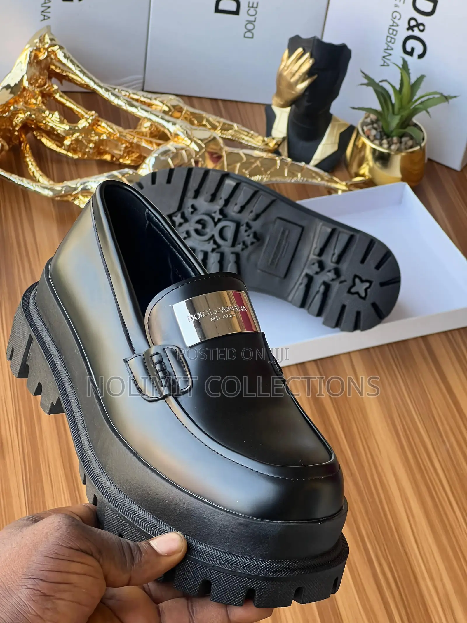 Dolce Gabbana Leather Loafers