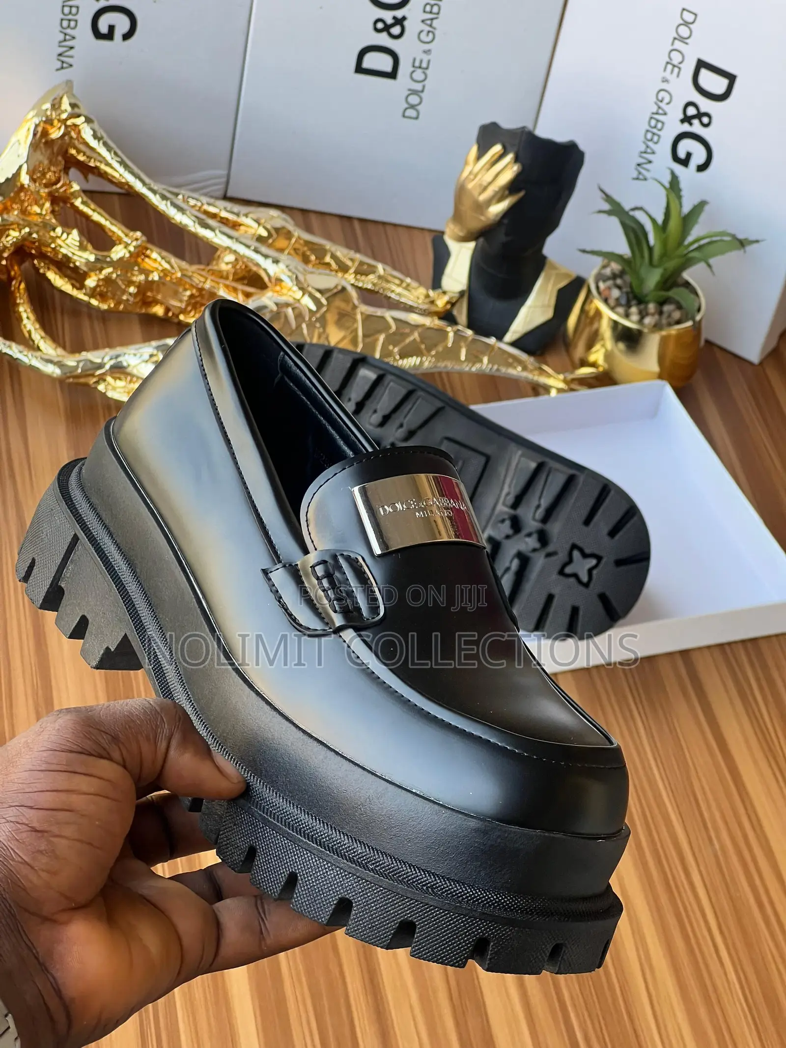 Dolce Gabbana Leather Loafers